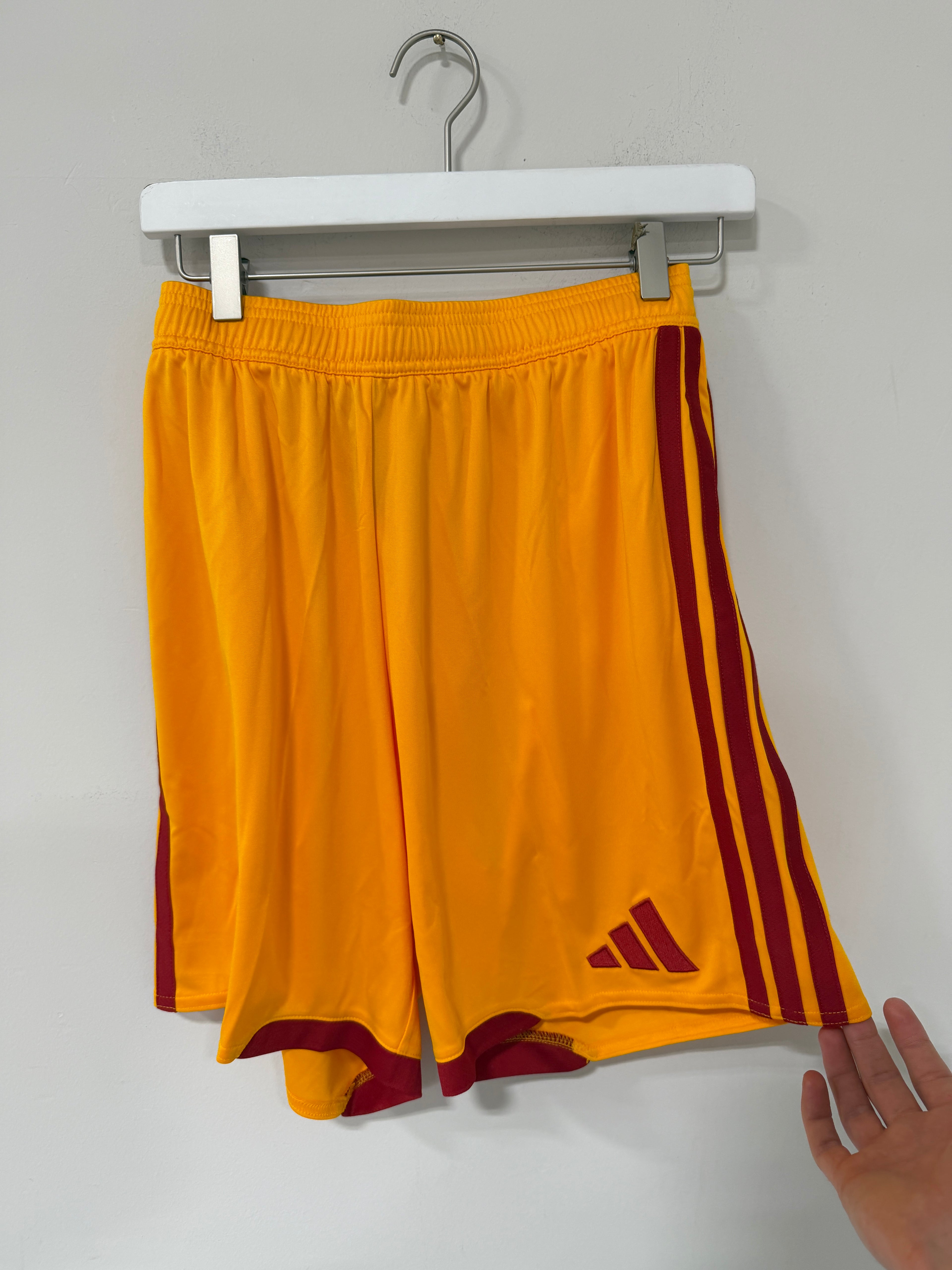 Adidas 2026 custom Sample Shorts Yellow/Red Mens Sz Medium