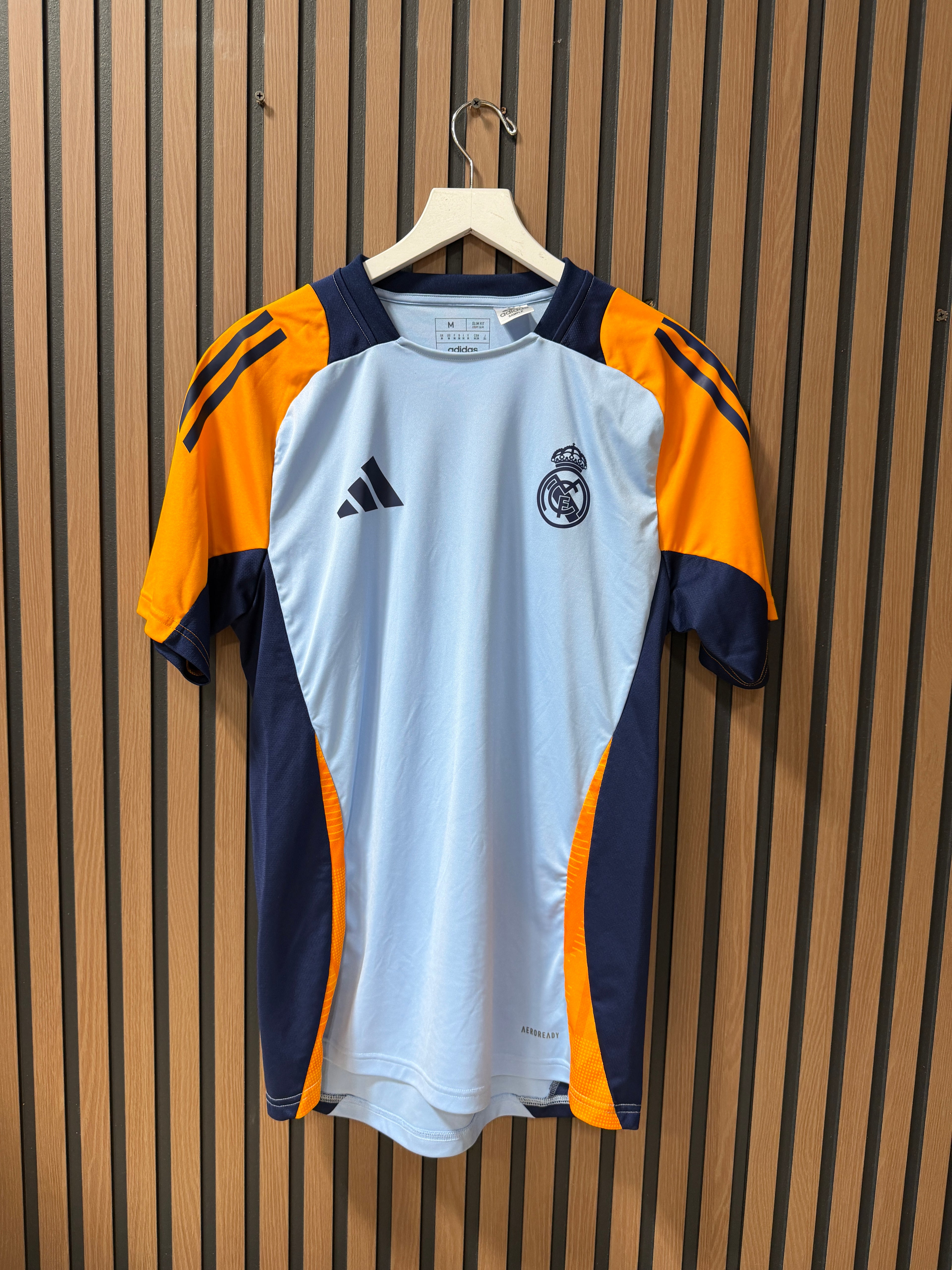 Real Madrid adidas AEROREADY training jersey Sz Medium