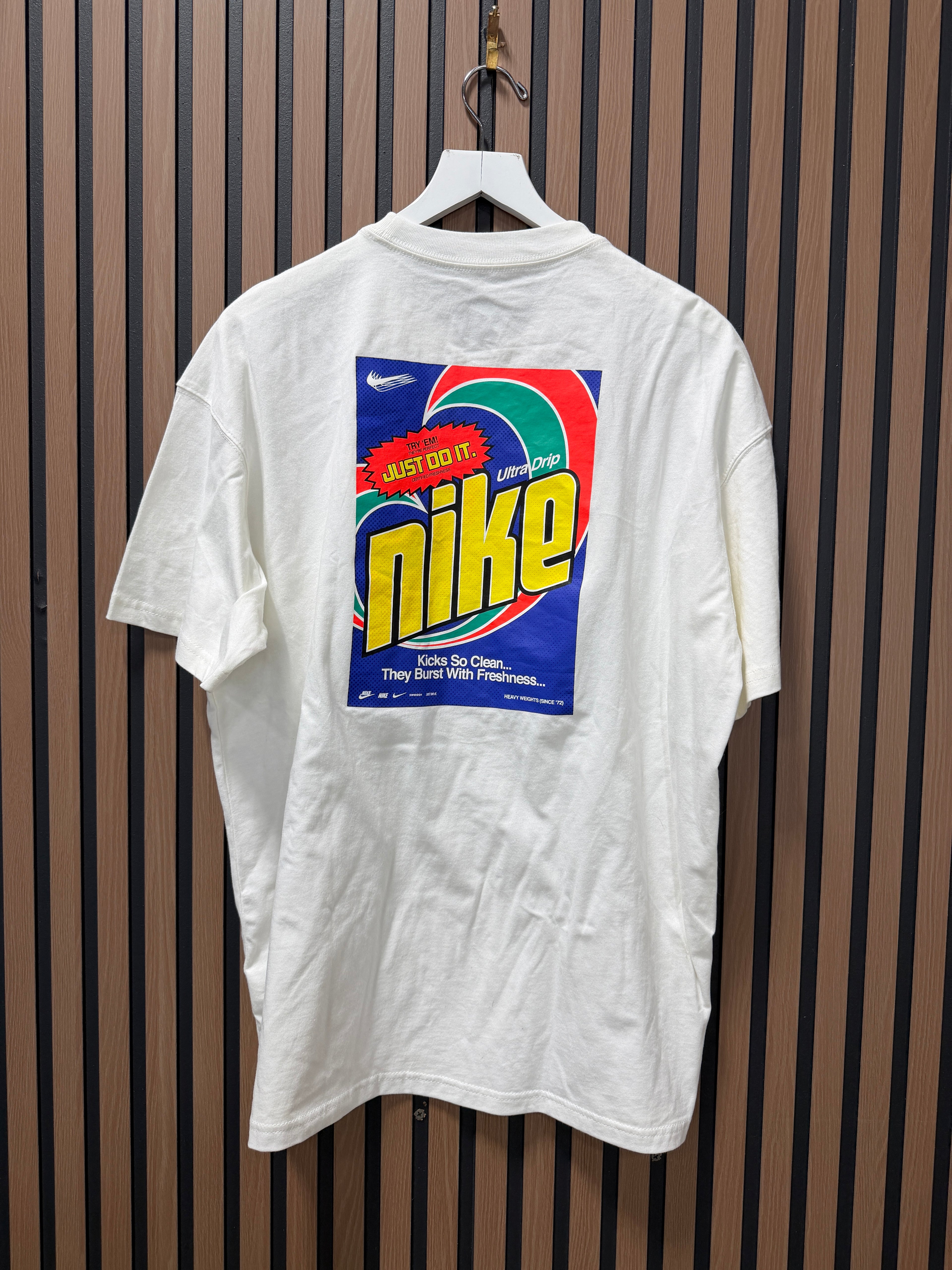 Nike Just Do It White Tshirt Sz L
