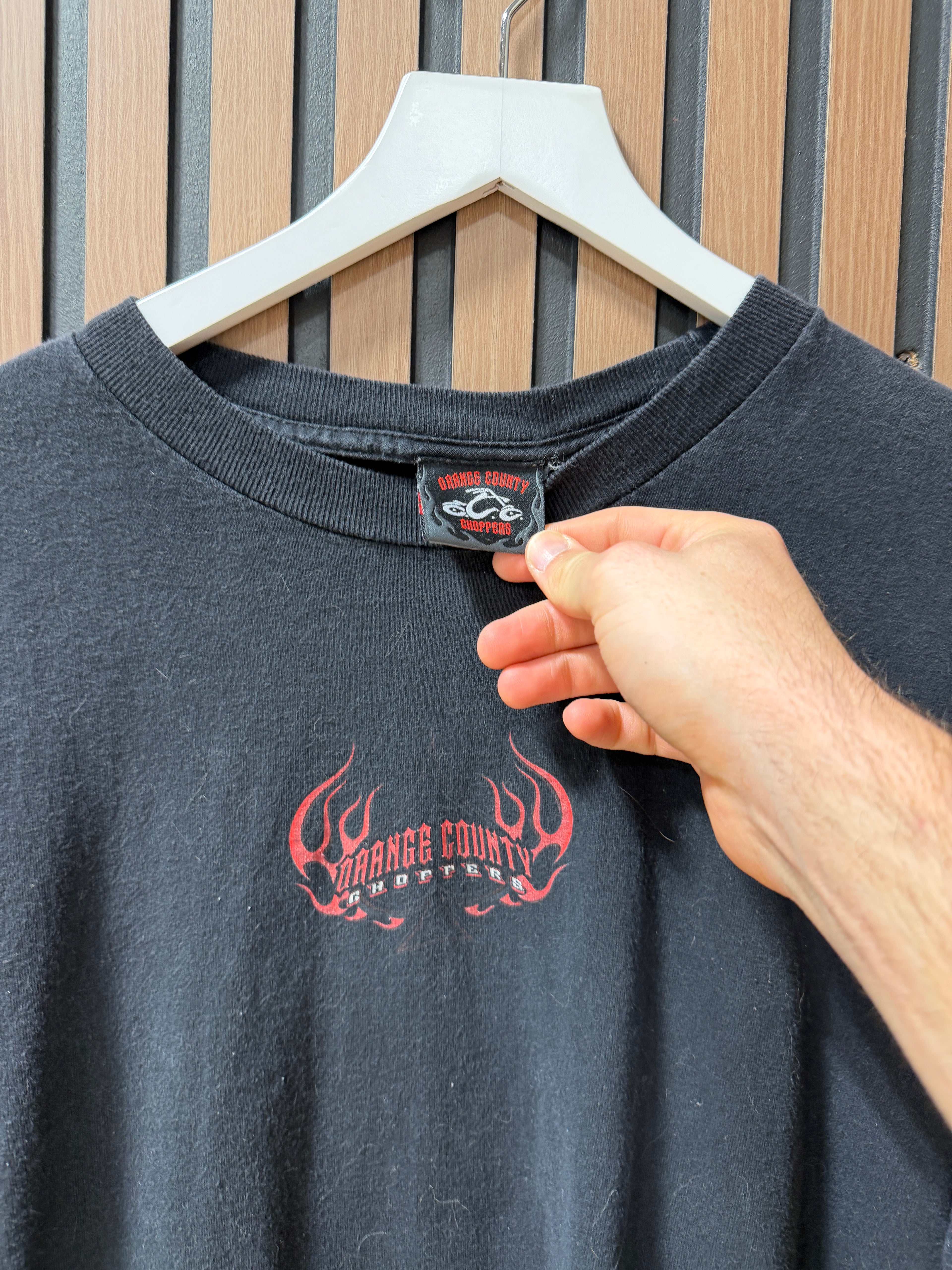 Orange County Choppers Mens Black Longsleeve Shirt Sz L
