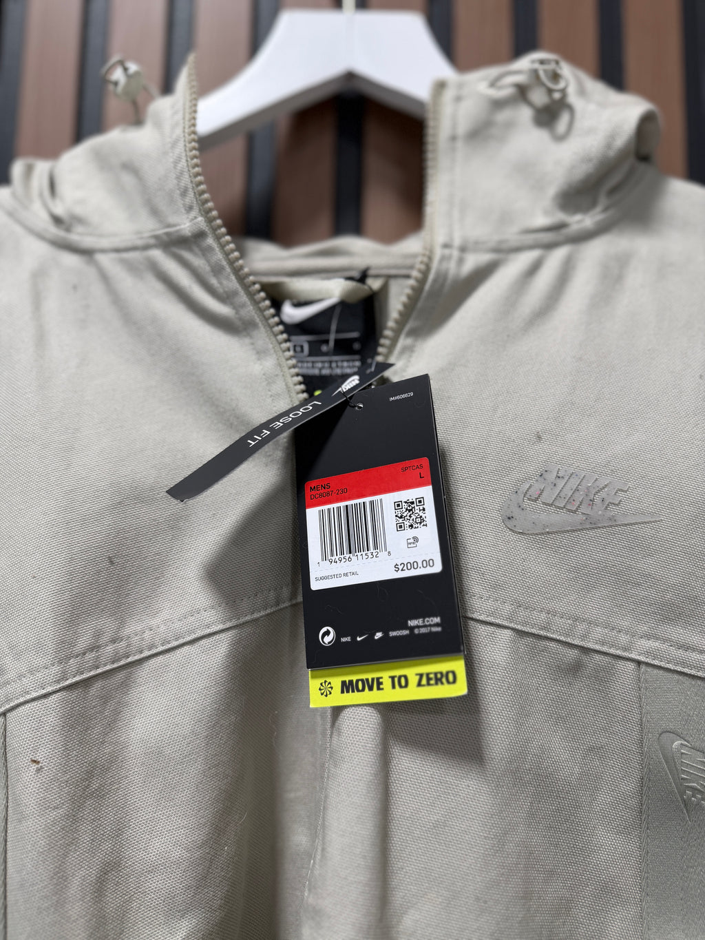 Nike Sportswear Canvas Jacket Sz L