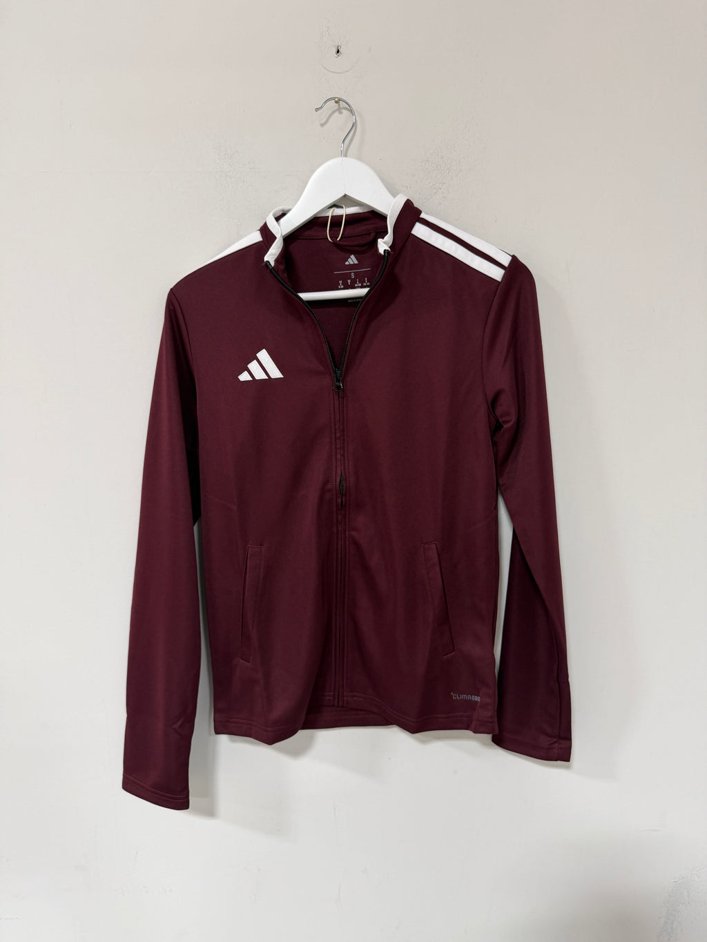 Adidas Contact 26 Womens Track Jacket Maroon Sz Small