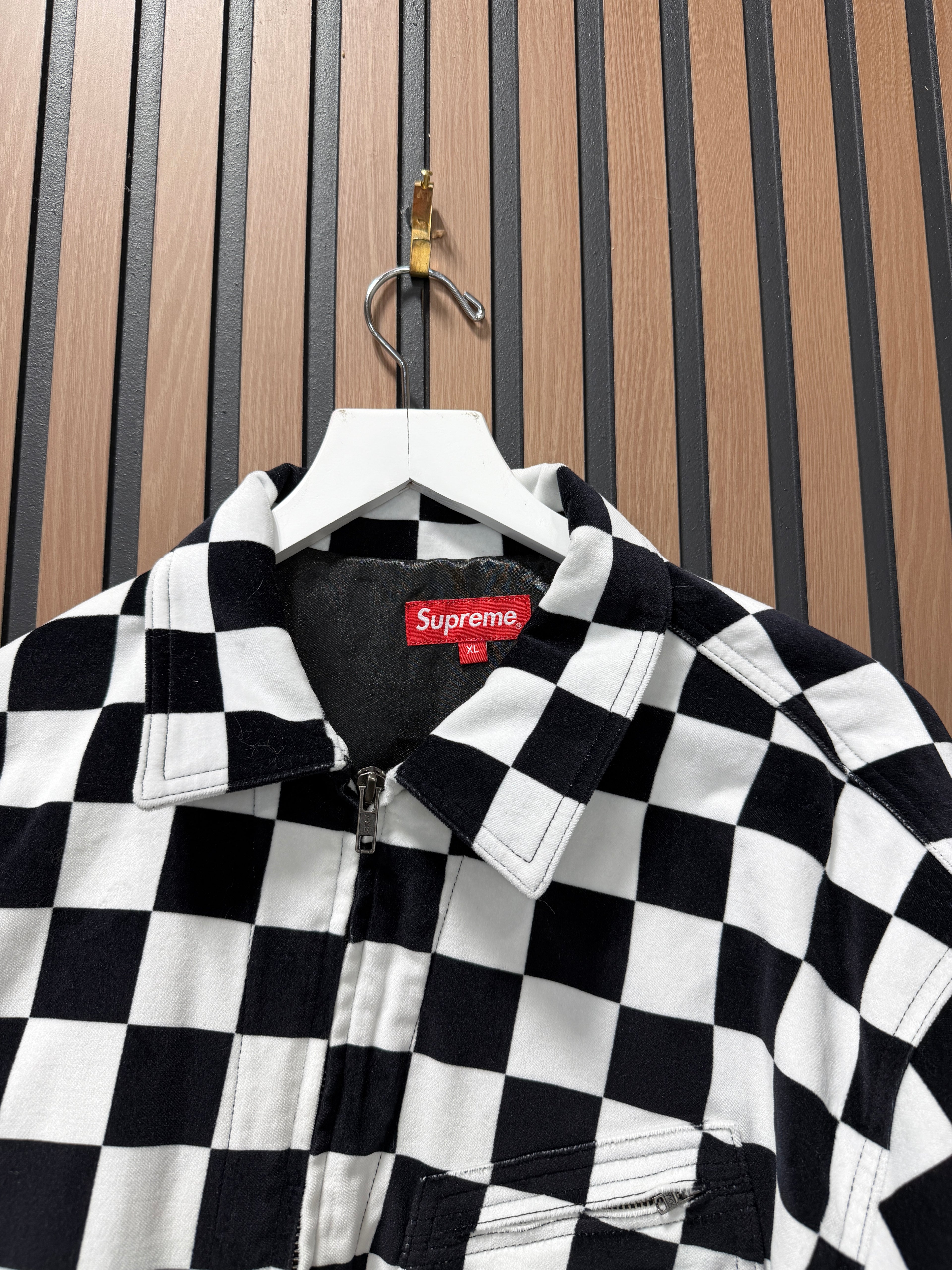 Supreme Velvet Wrok Jacket Sz XL