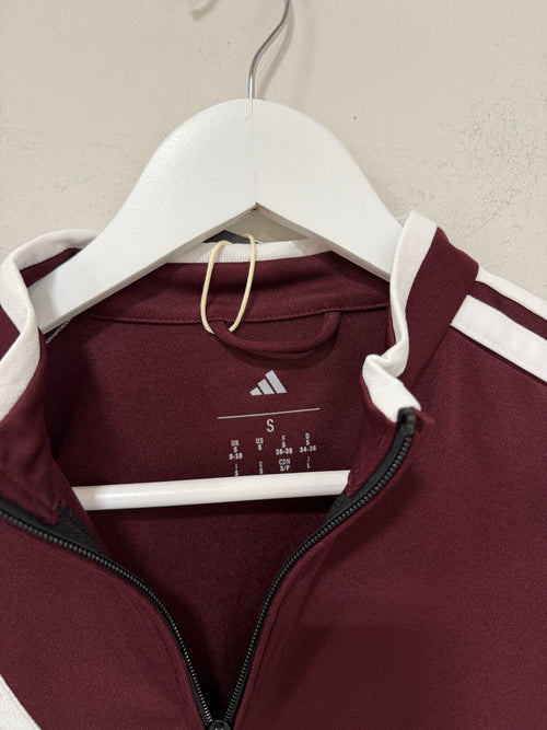 Adidas Contact 26 Womens Track Jacket Maroon Sz Small