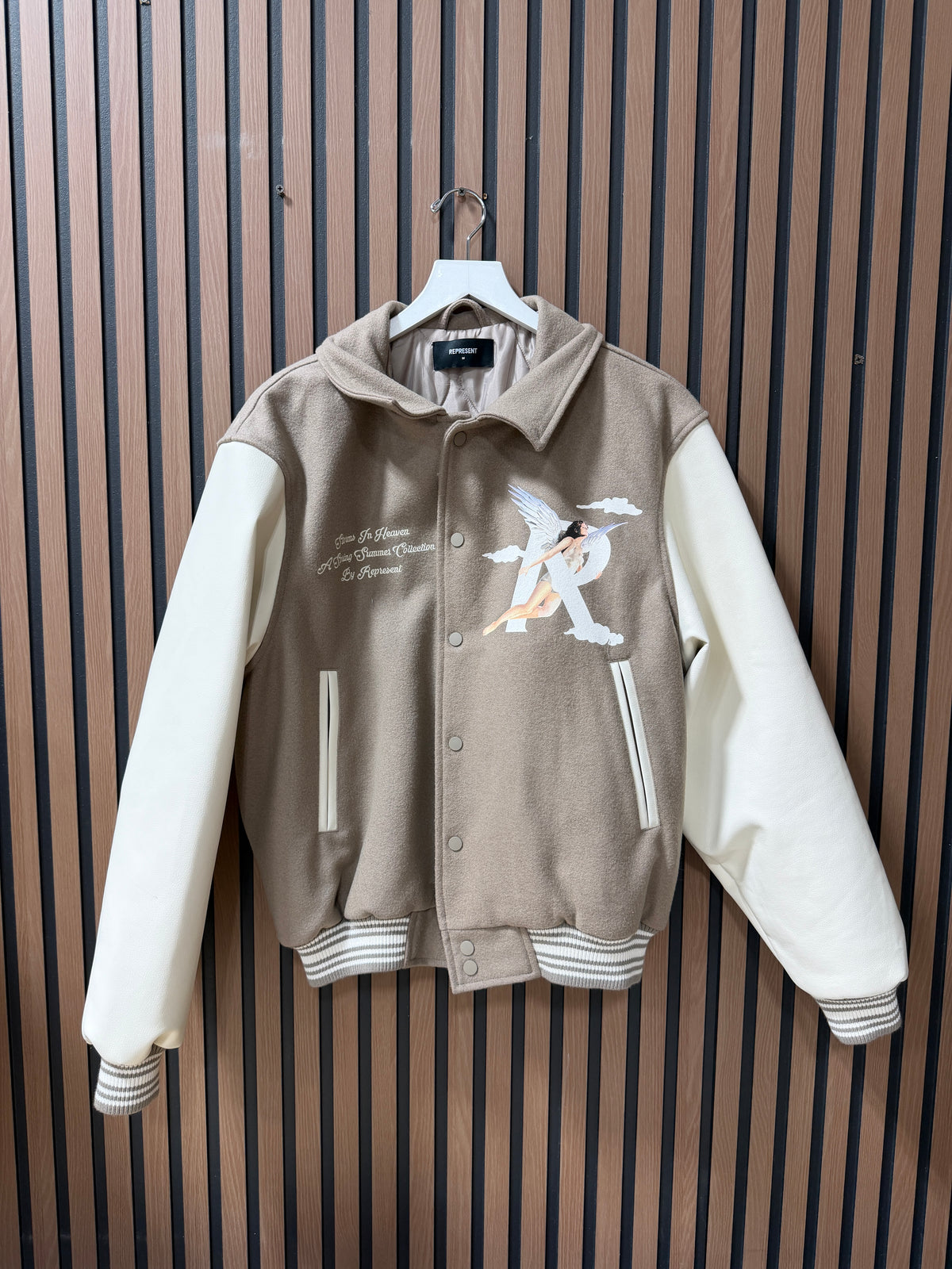 REPRESENT Storms In Heaven Varsity Jkt Mens Apparel