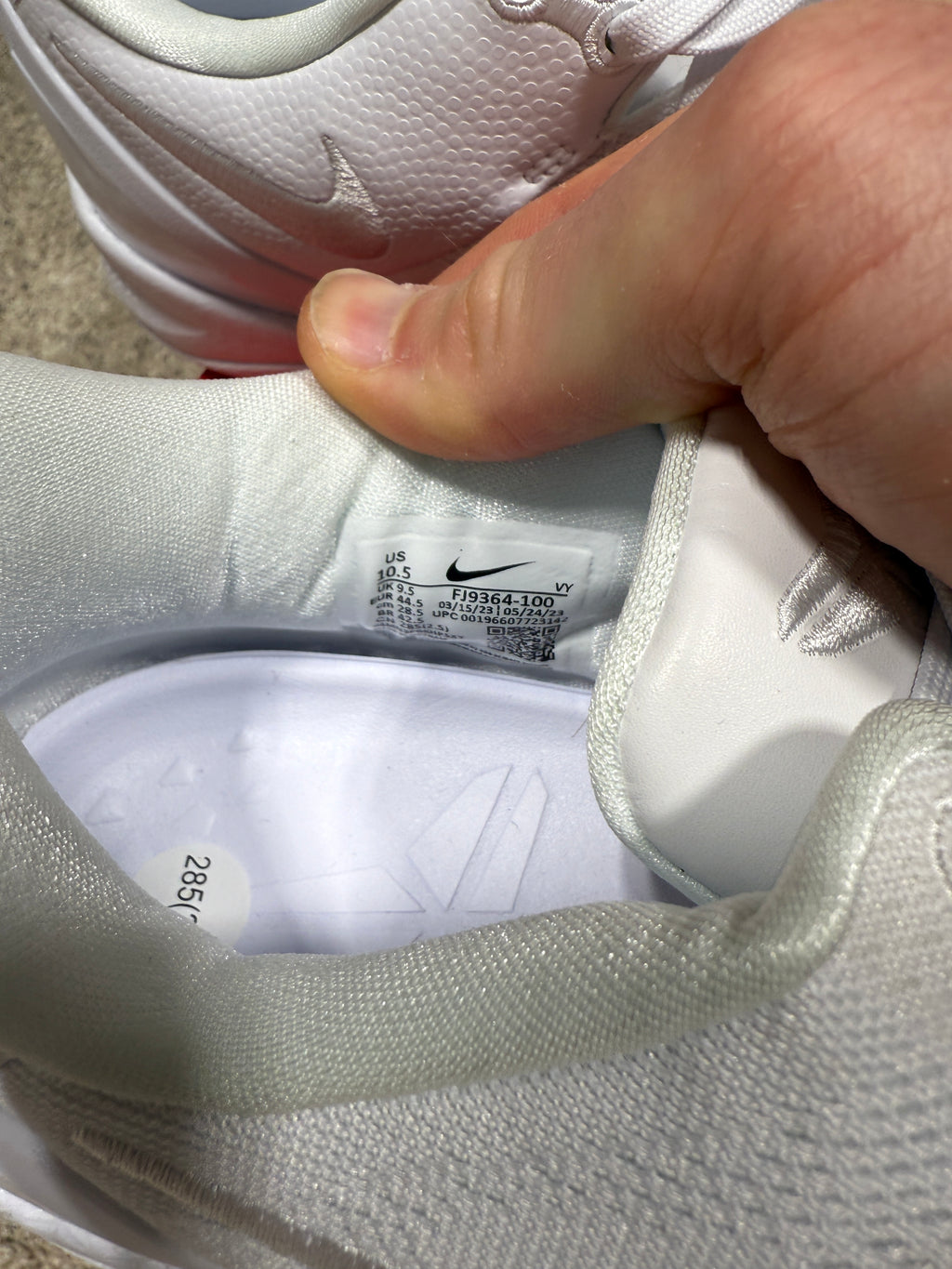 Kobe 8 Protro 'Halo' sz 10.5 NO BOX