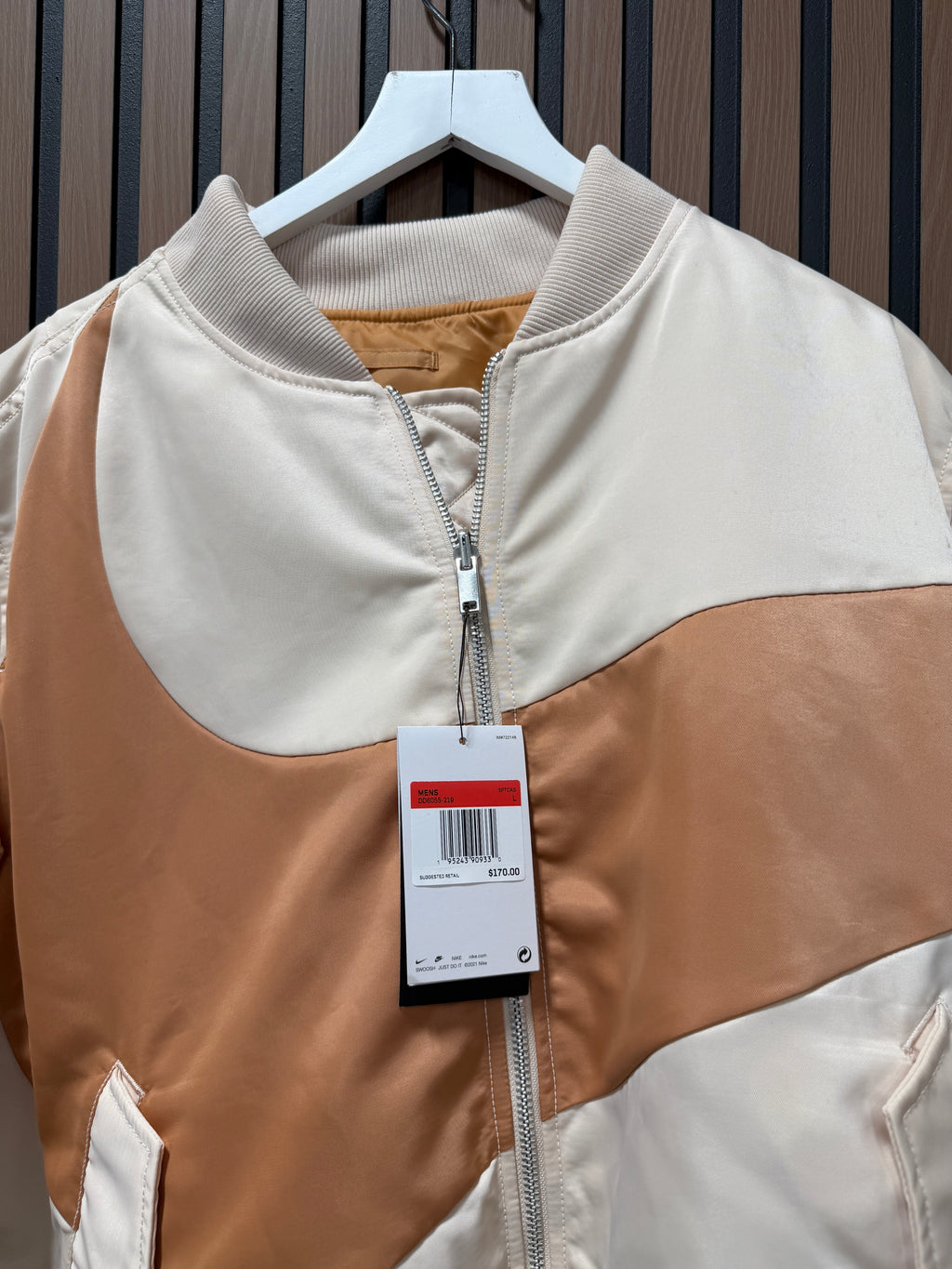 Nike Men's Sportswear Swoosh -Fill Bomber Sz L
