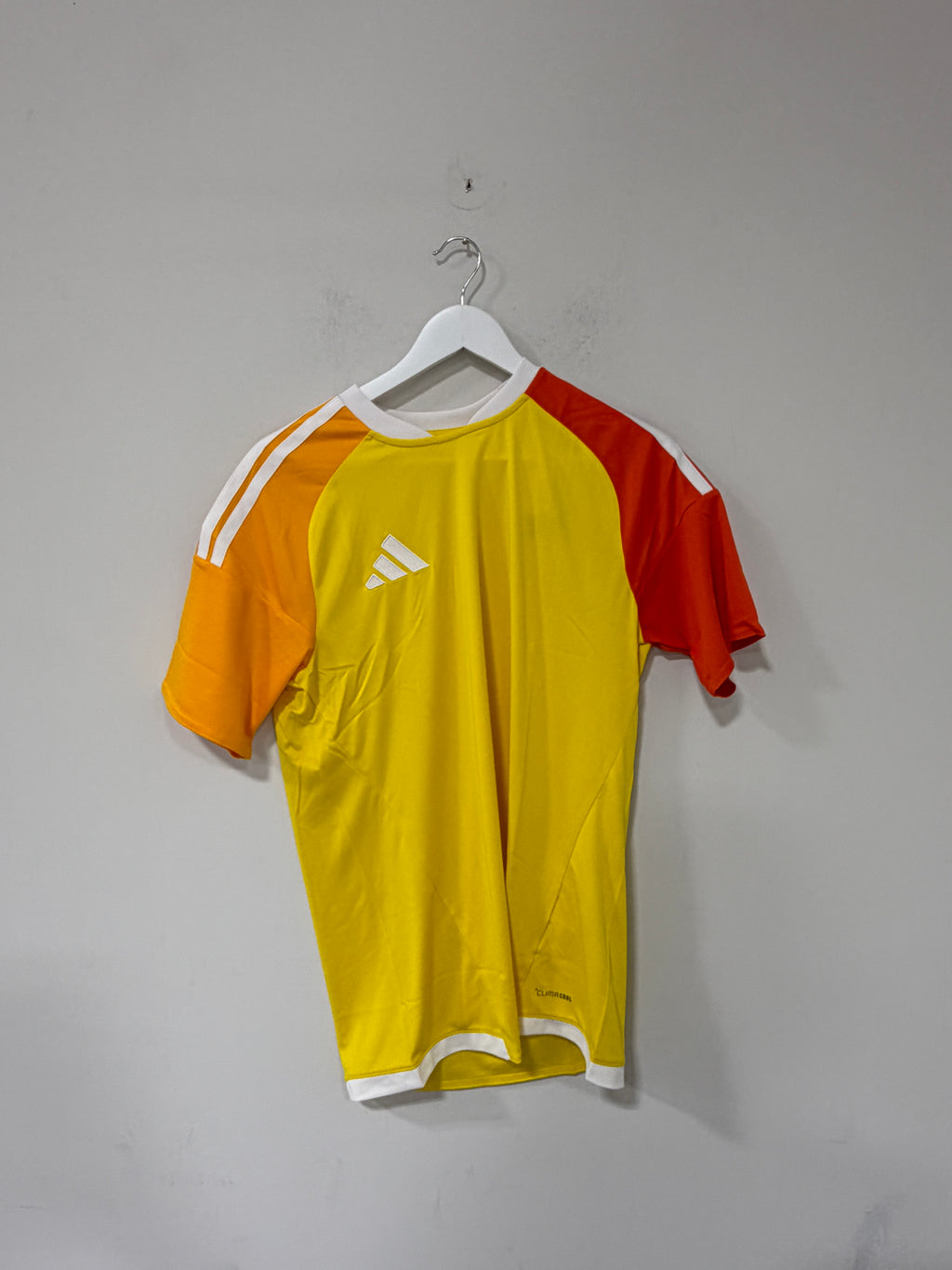 Adidas Contact 26 Long Sleeve Yellow/Orange Sz Medium Mens