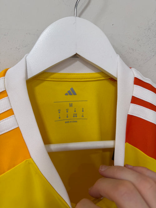 Adidas Contact 26 Long Sleeve Yellow/Orange Sz Medium Mens