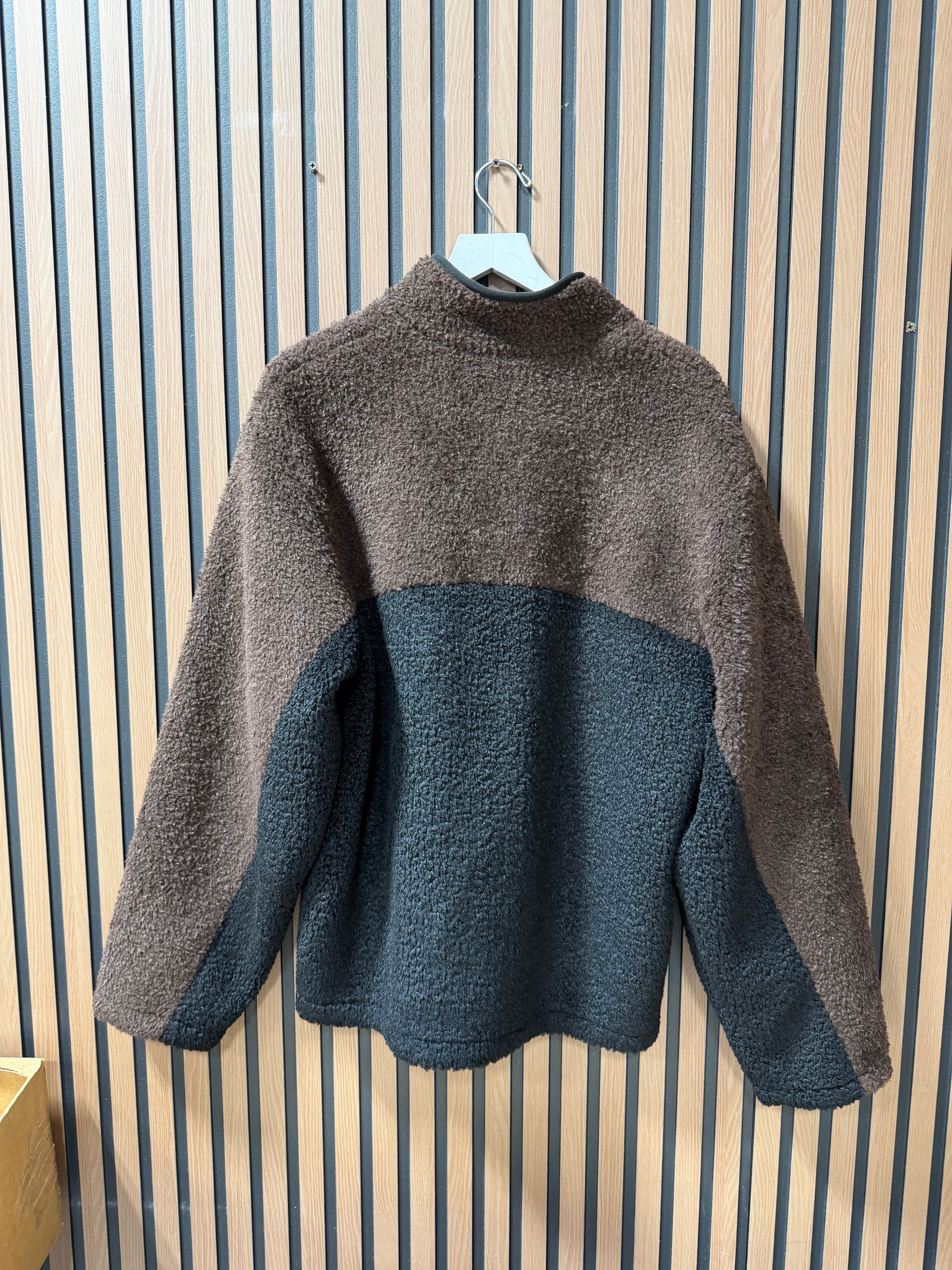 Represent Split Block Fleece Size M Black