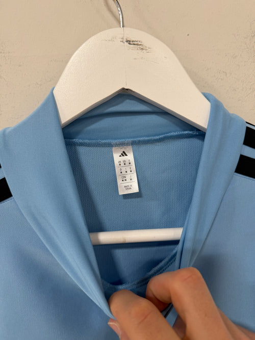Adidas Contact 26 Windbreaker Baby Blue Mens Sz Medium