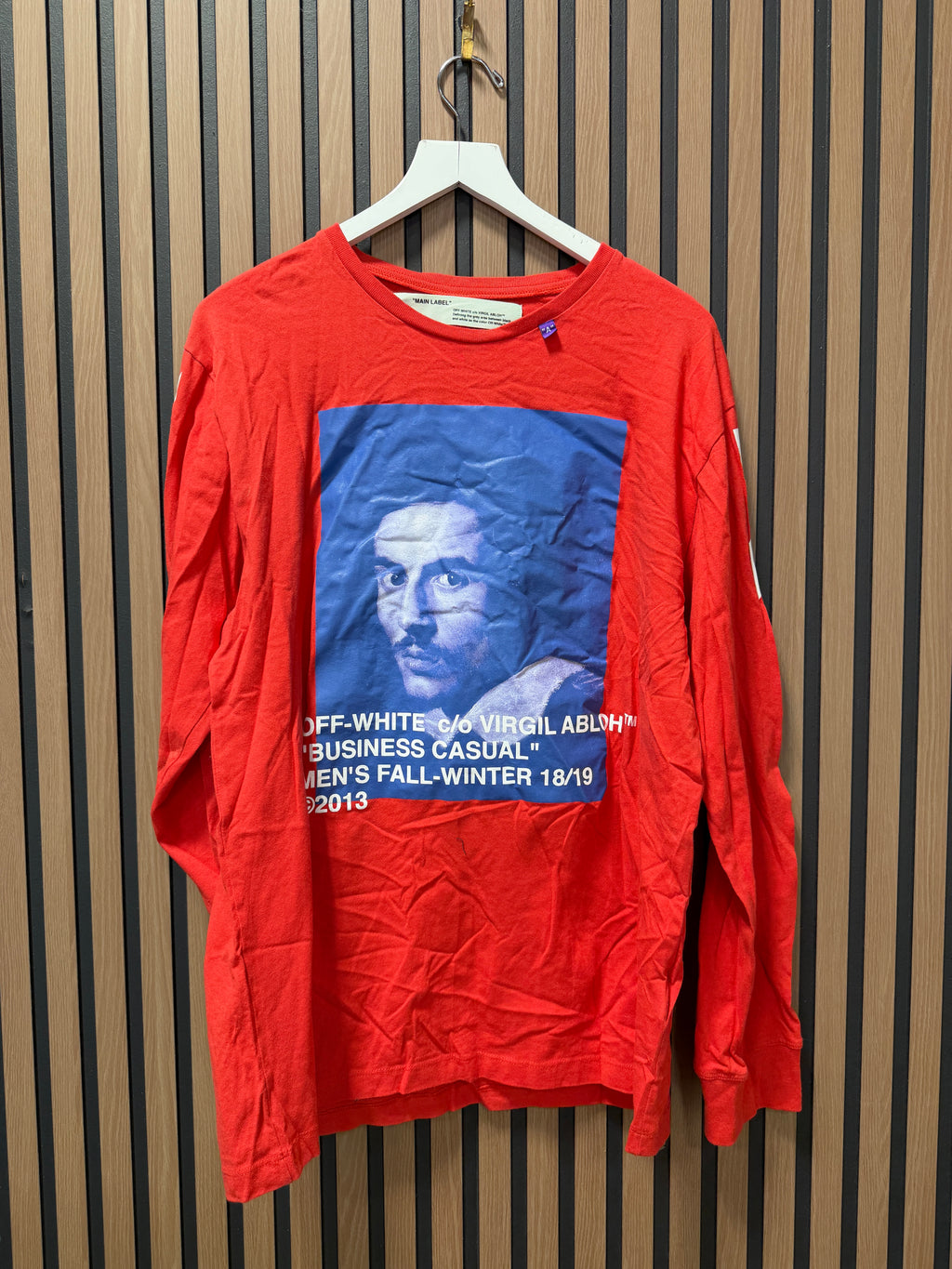 Medium Off White x Virgil Abloh x MCA Bernini Figures of Speech Tee Sz XXL (Fits Large)