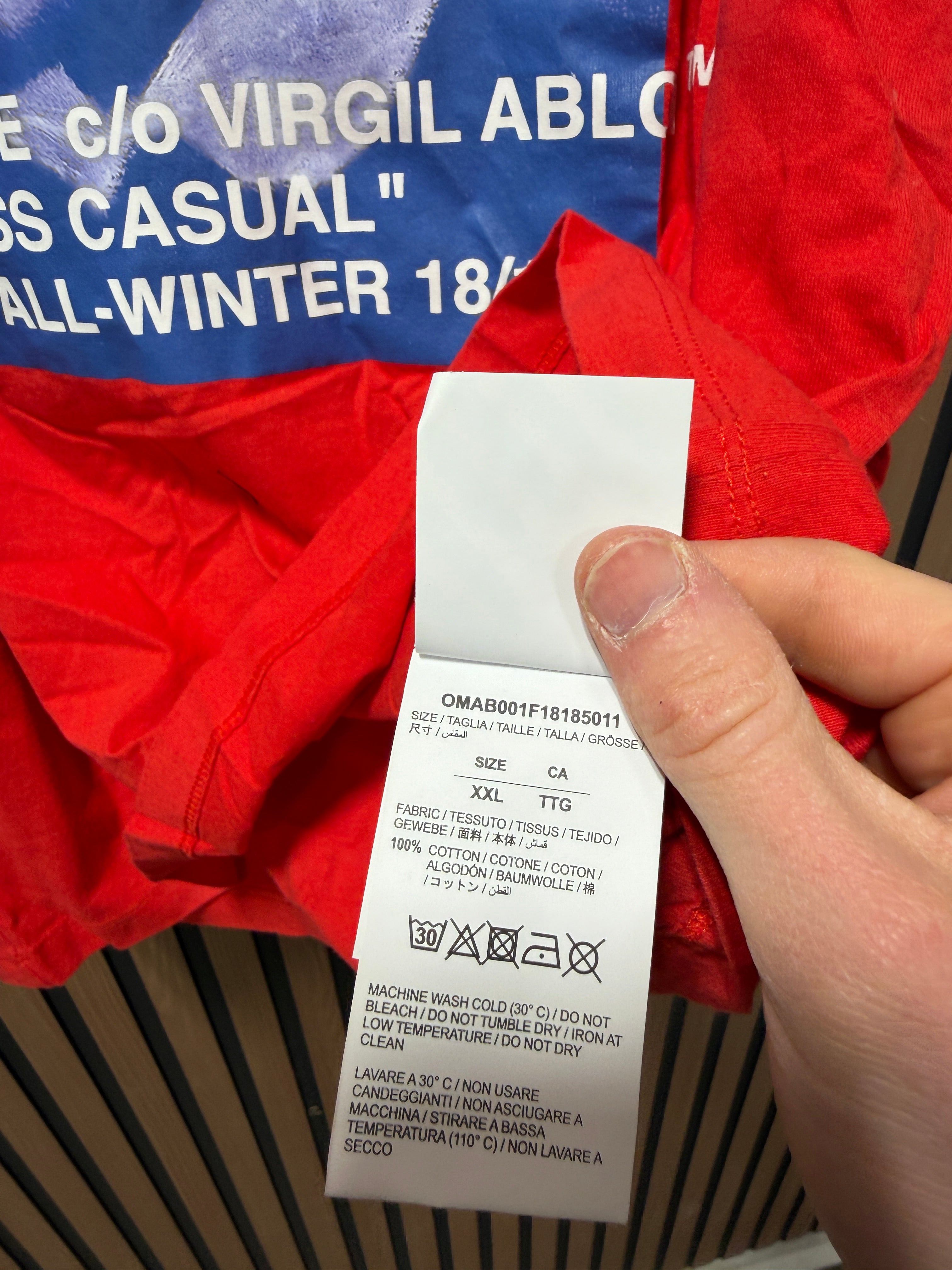 Medium Off White x Virgil Abloh x MCA Bernini Figures of Speech Tee Sz XXL (Fits Large)