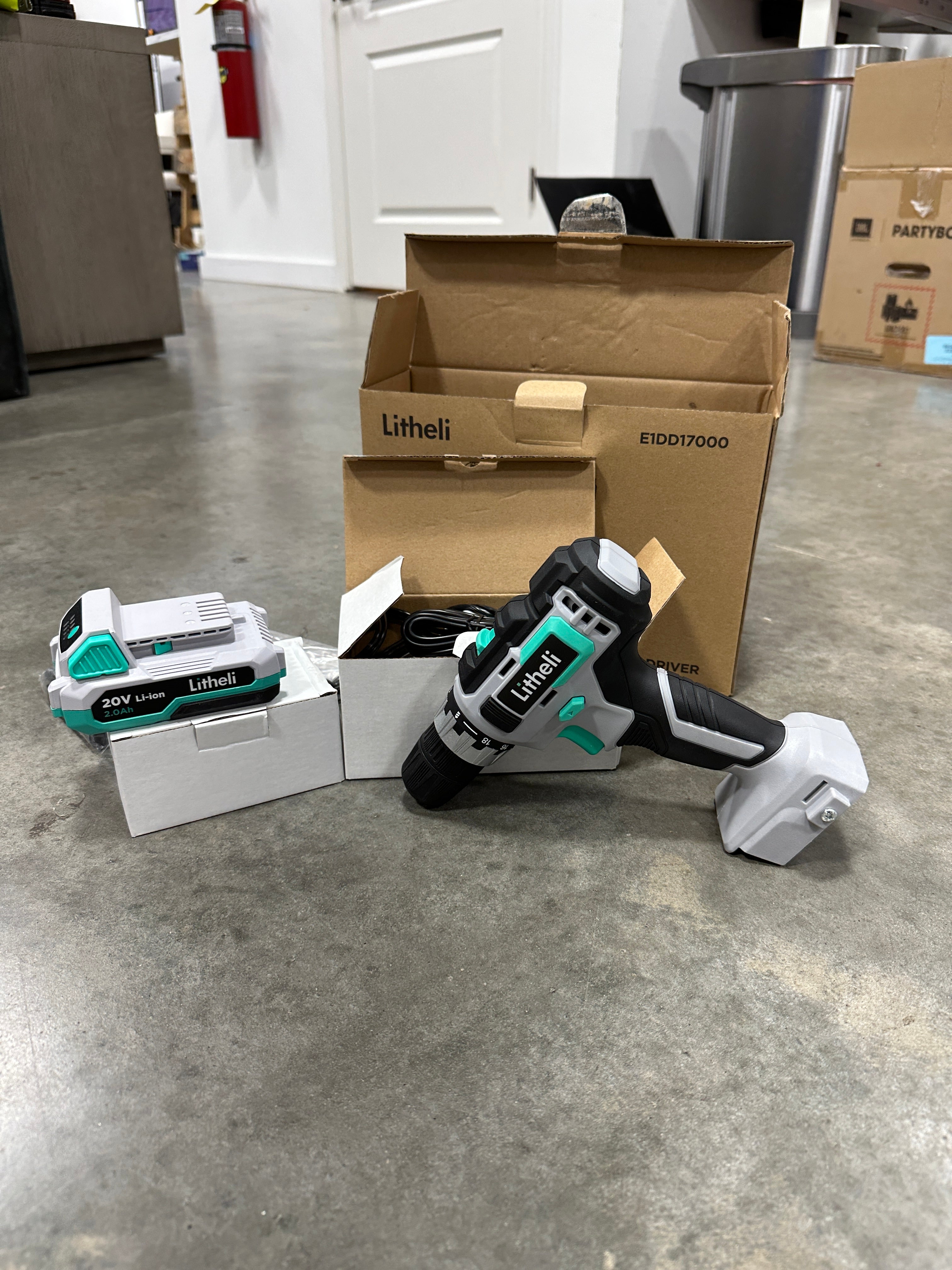 Litheli  3/8" Cordless Drill Driver 20V