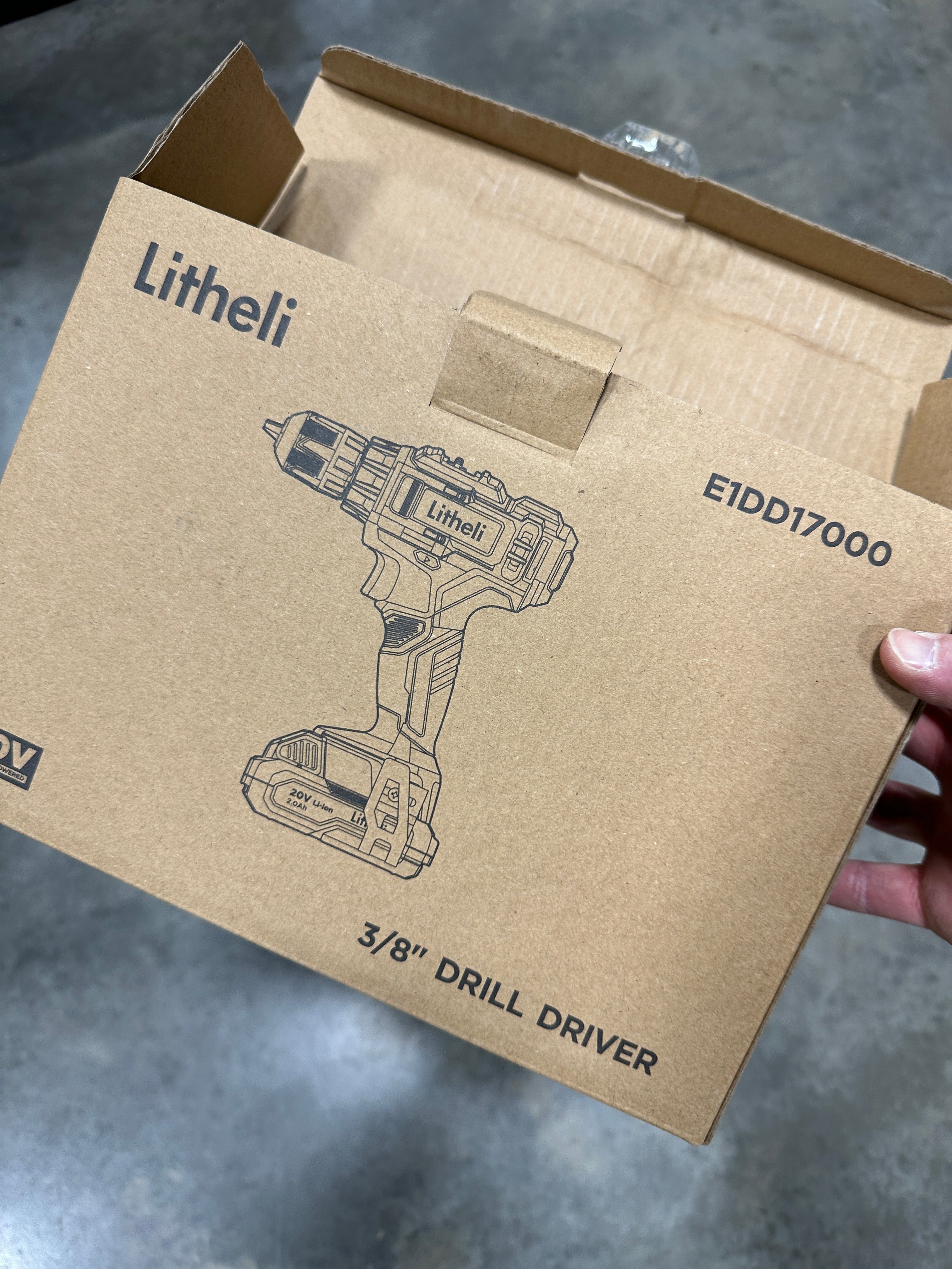 Litheli  3/8" Cordless Drill Driver 20V