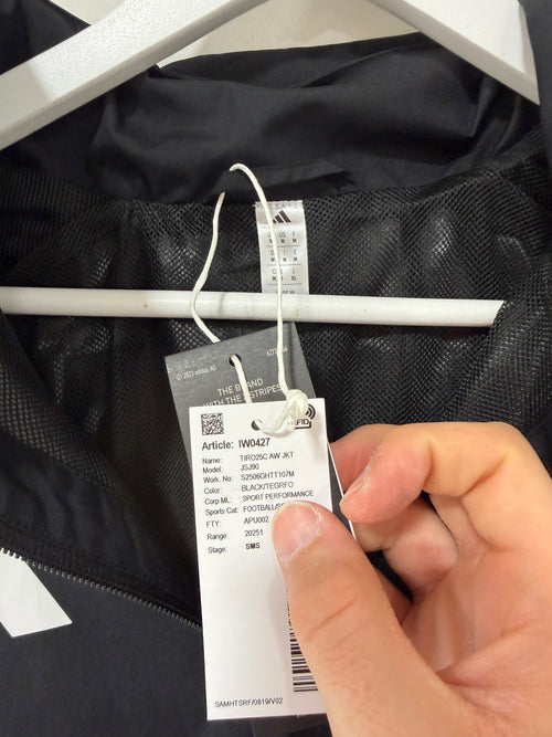 Adidas Tiro 25 Club All-Weather Jacket – Black