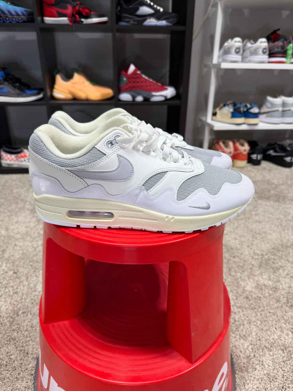 Nike Air Max 1 Patta Waves White Sz 10.5 NO BOX