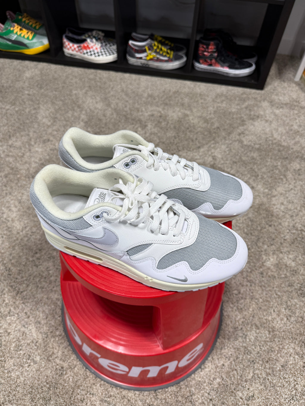 Nike Air Max 1 Patta Waves White Sz 10.5 NO BOX