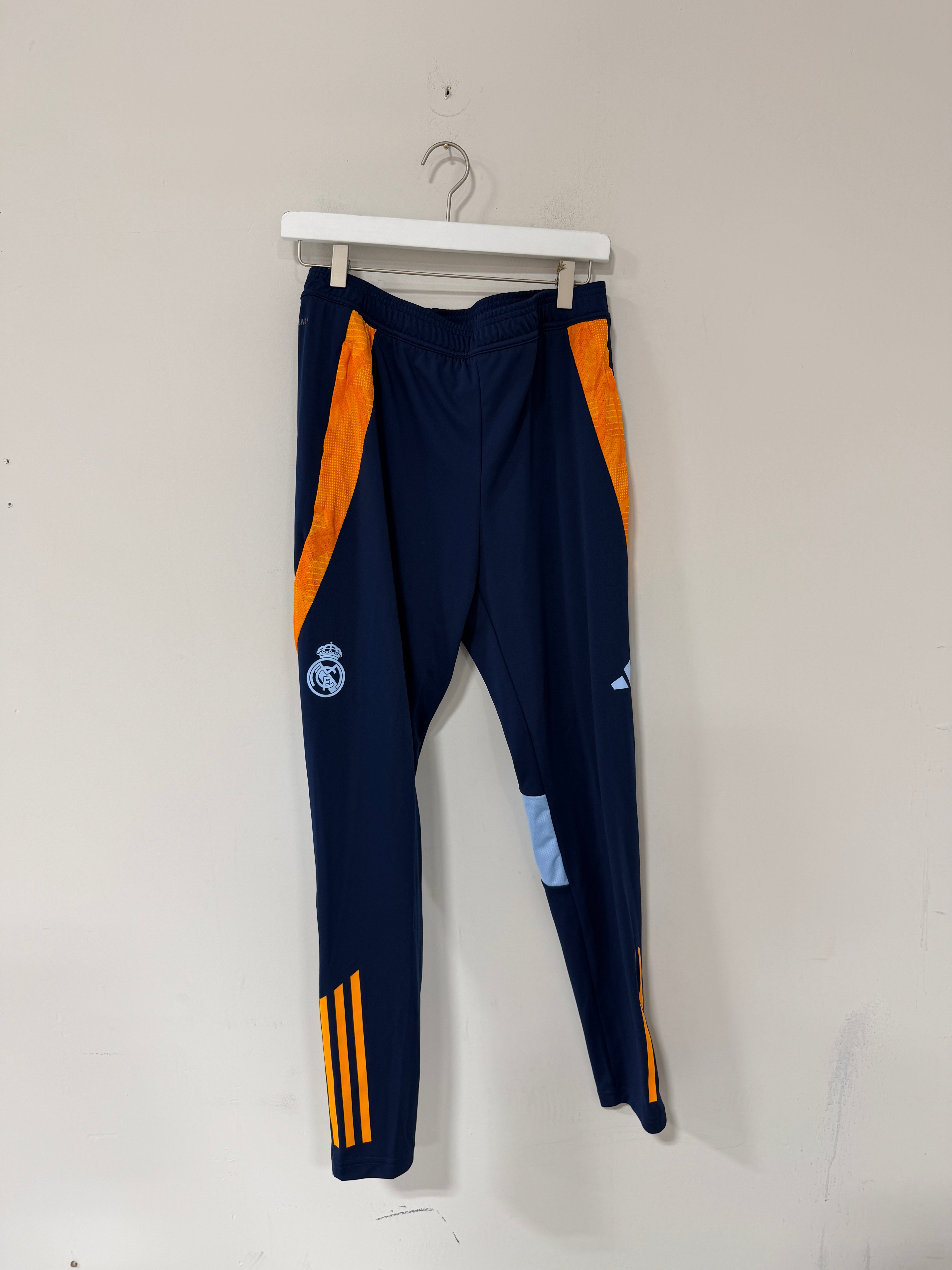 Adidas Real Madrid Tiro 24 Track Pants – Team Navy Blue/Cyan