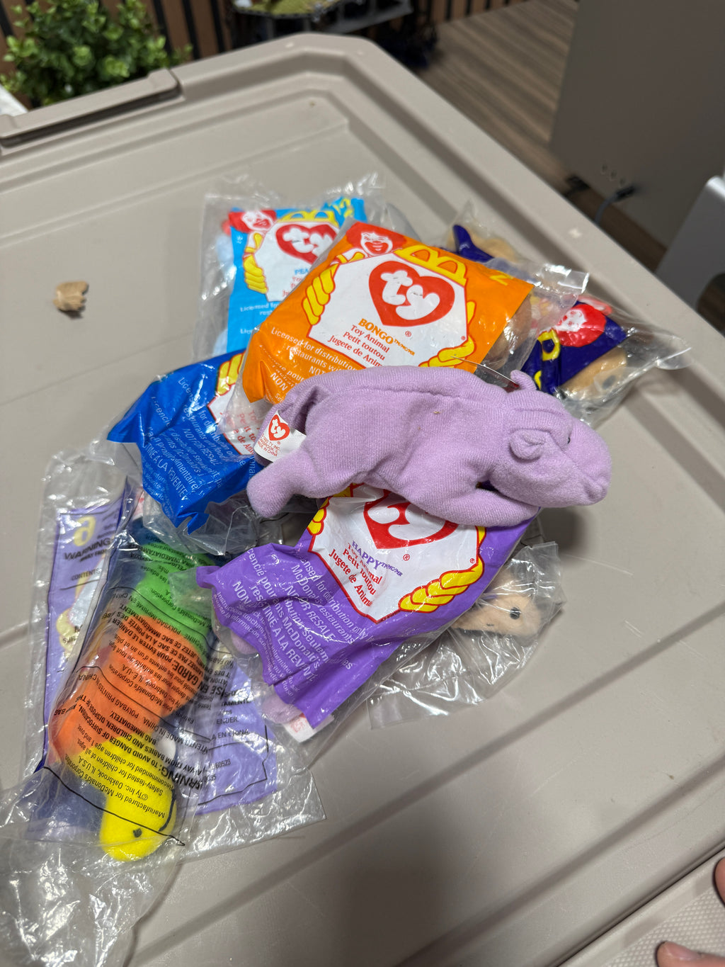 McDonald's 90's Ty Beanie Babies Sealed with Tags.