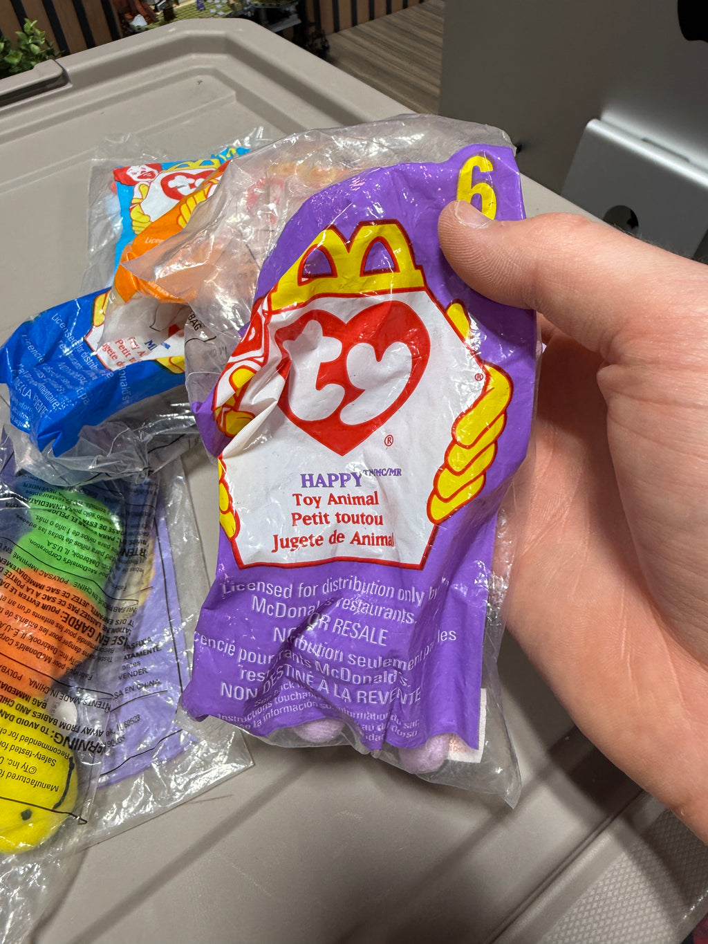McDonald's 90's Ty Beanie Babies Sealed with Tags.