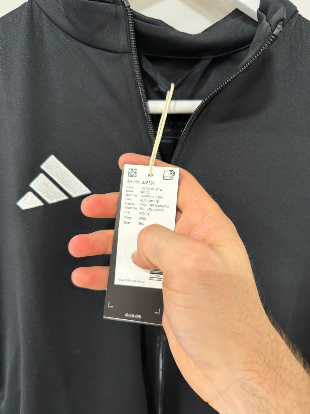 Adidas Entrada 26 Track Jacket Women's – Black/White