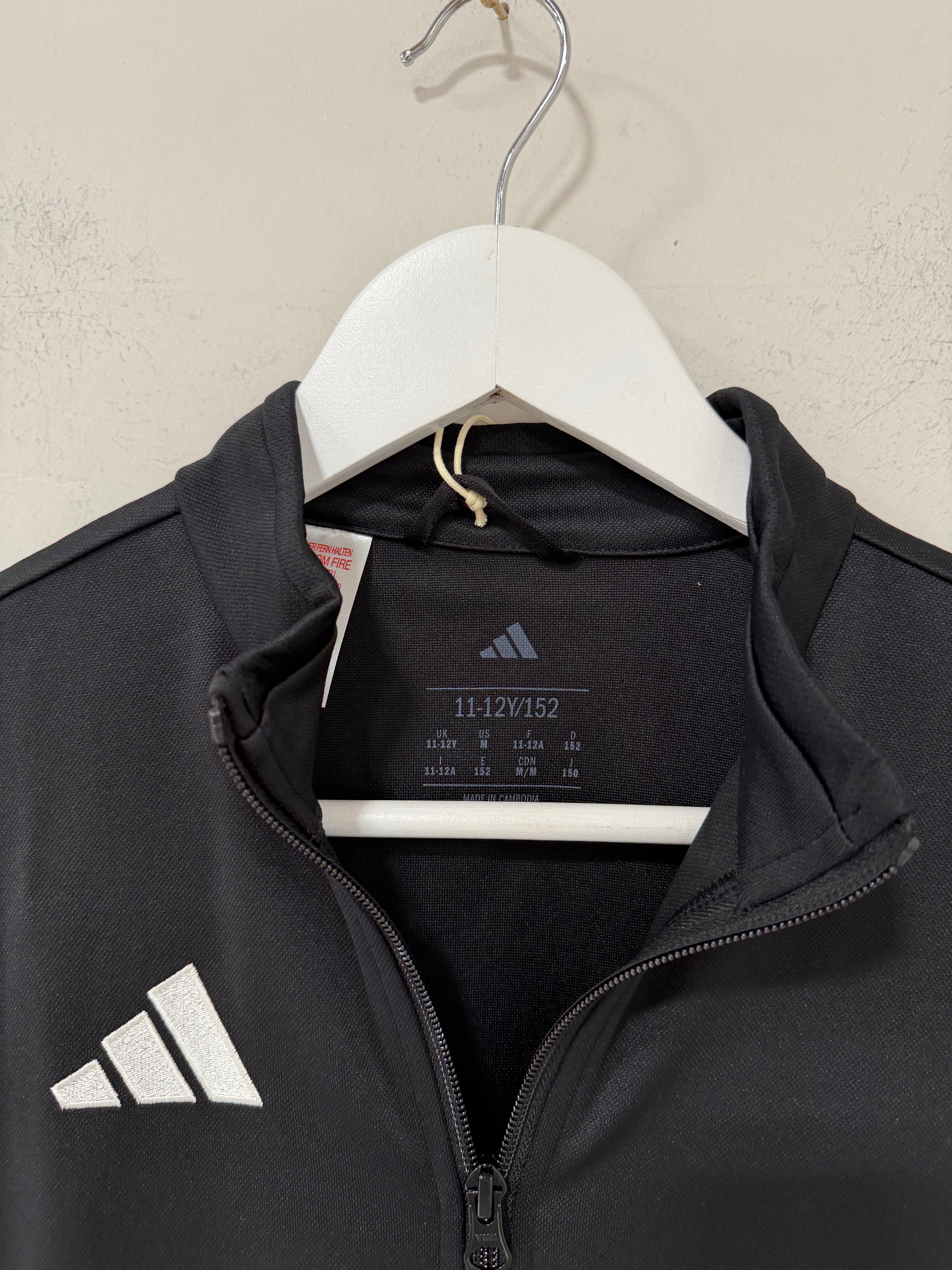 Adidas Entrada 26 Track Jacket Youth – Black/White