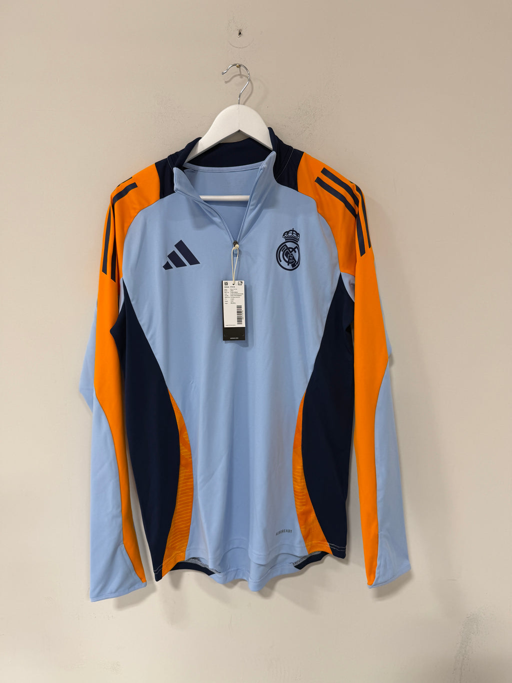 Adidas Real Madrid Track Top  24/25– Global Blue/Cyan