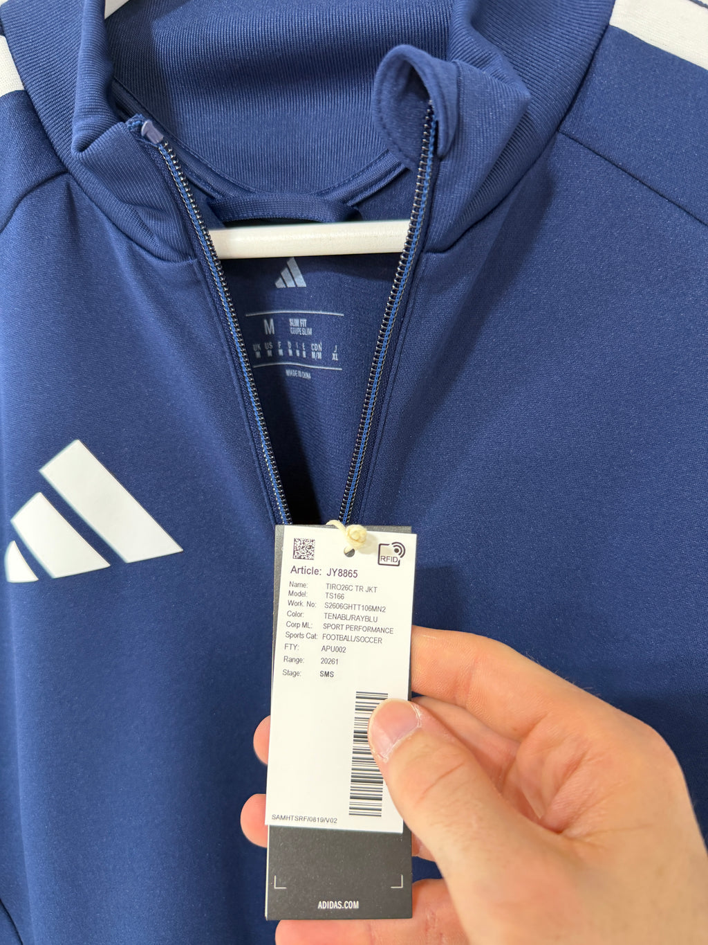 Adidas Tiro 26 Club Track Jacket – Team Navy Blue/Cyan