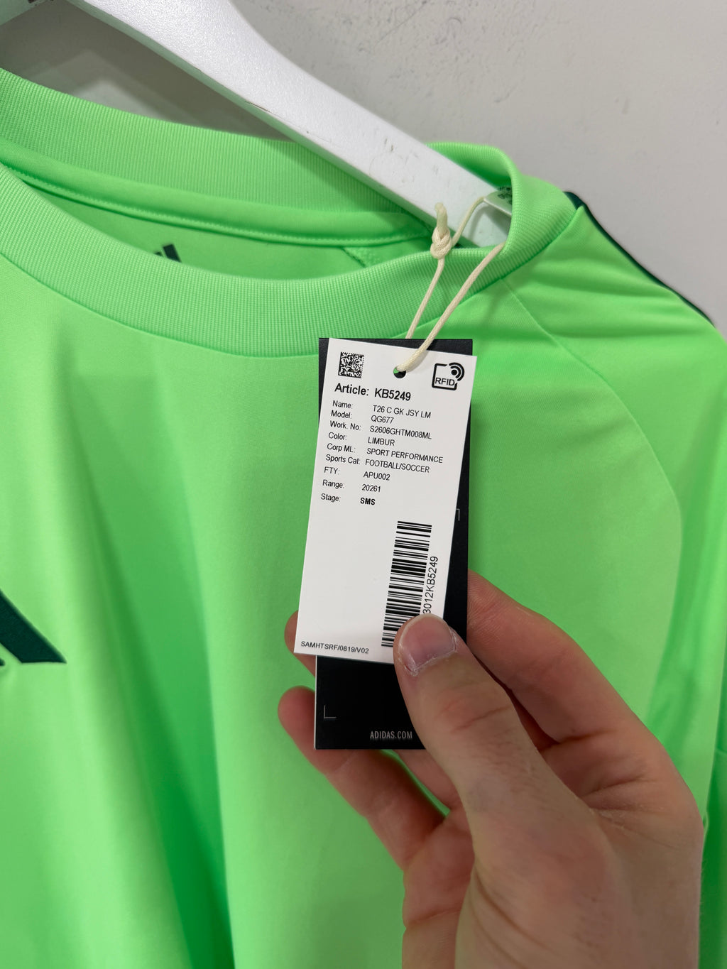 Adidas Tiro 26 Club Goalkeeper Long Sleeve Jersey Men's