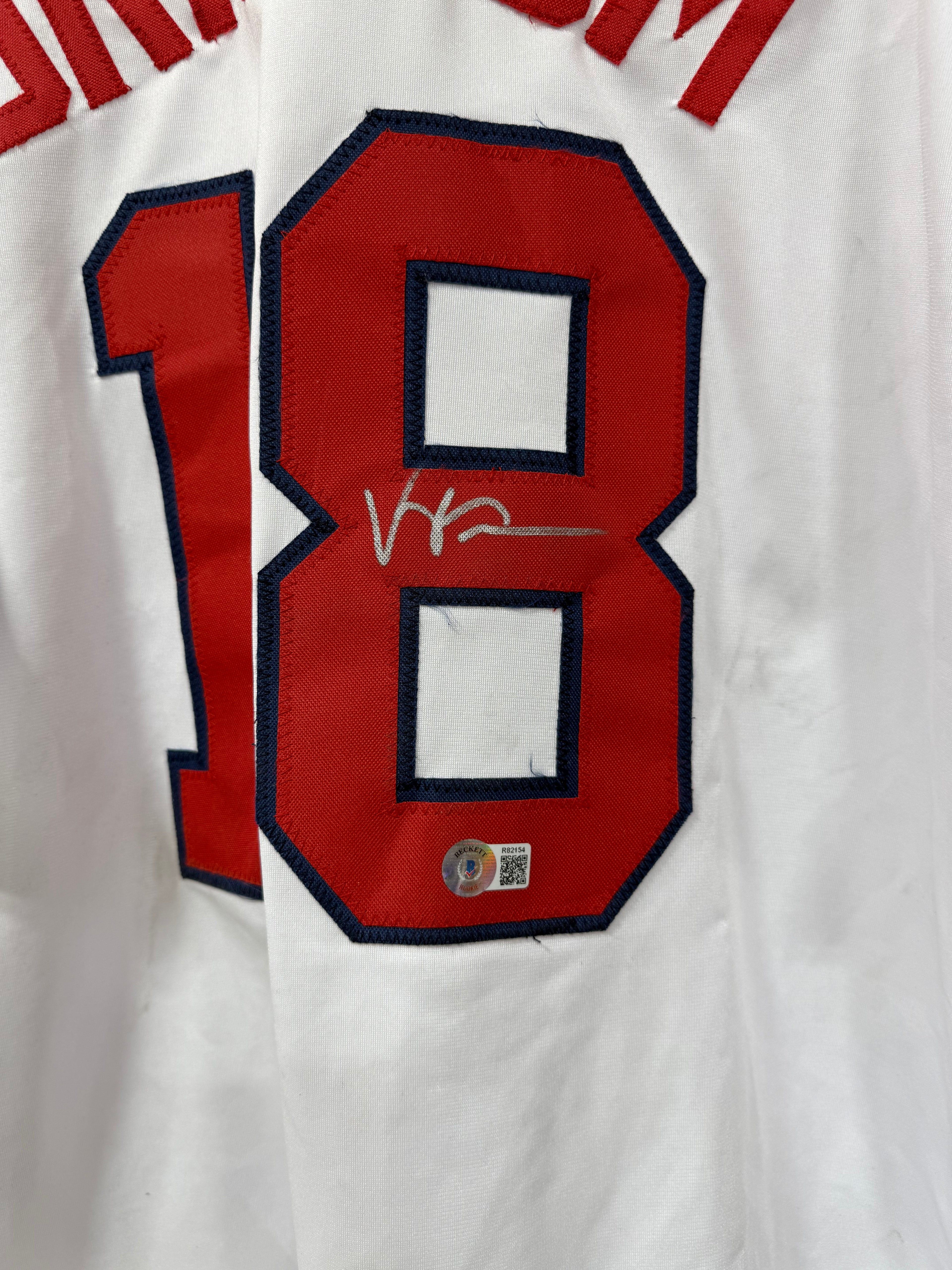 Signed Braves Grissom Jersey Sz XL