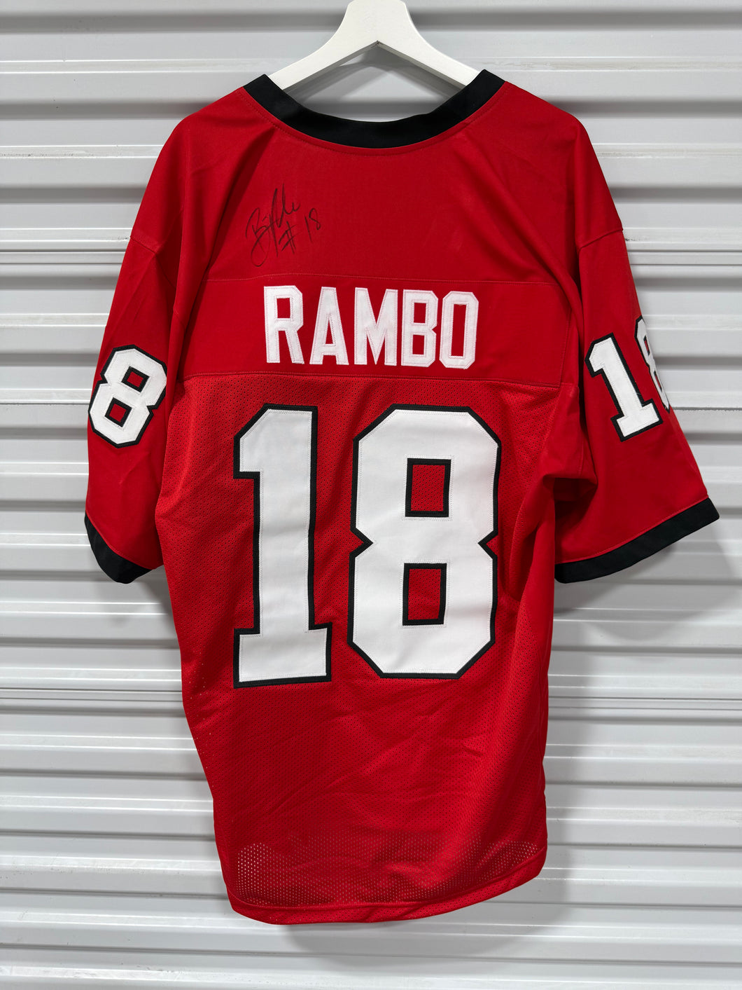 Signed UGA Rambo Jersey Sz XL