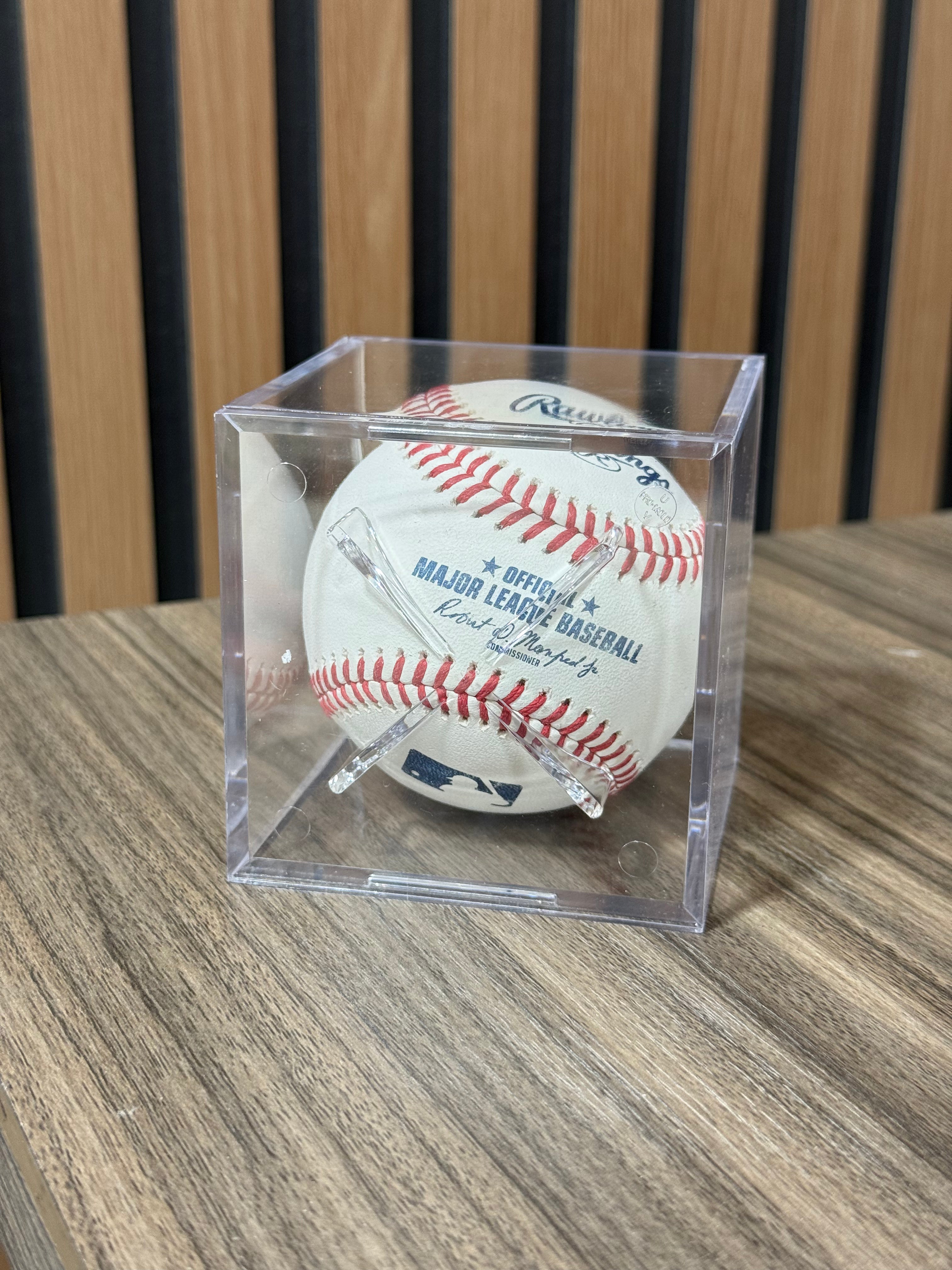 Joc Peterson Signed Baseball