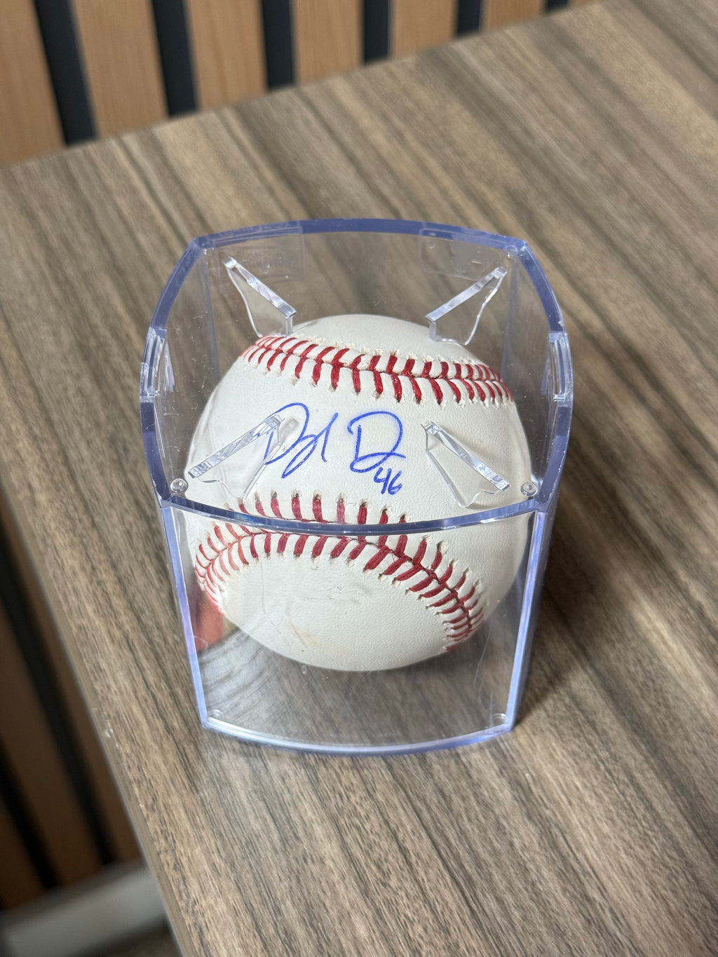 Dylan dodd Signed Baseball