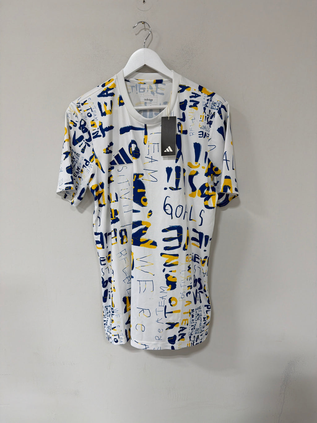 adidas Men's MLS Kick Childhood Cancer Pre-Match Soccer Jersey IT4685