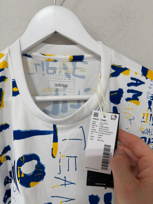 adidas Men's MLS Kick Childhood Cancer Pre-Match Soccer Jersey IT4685