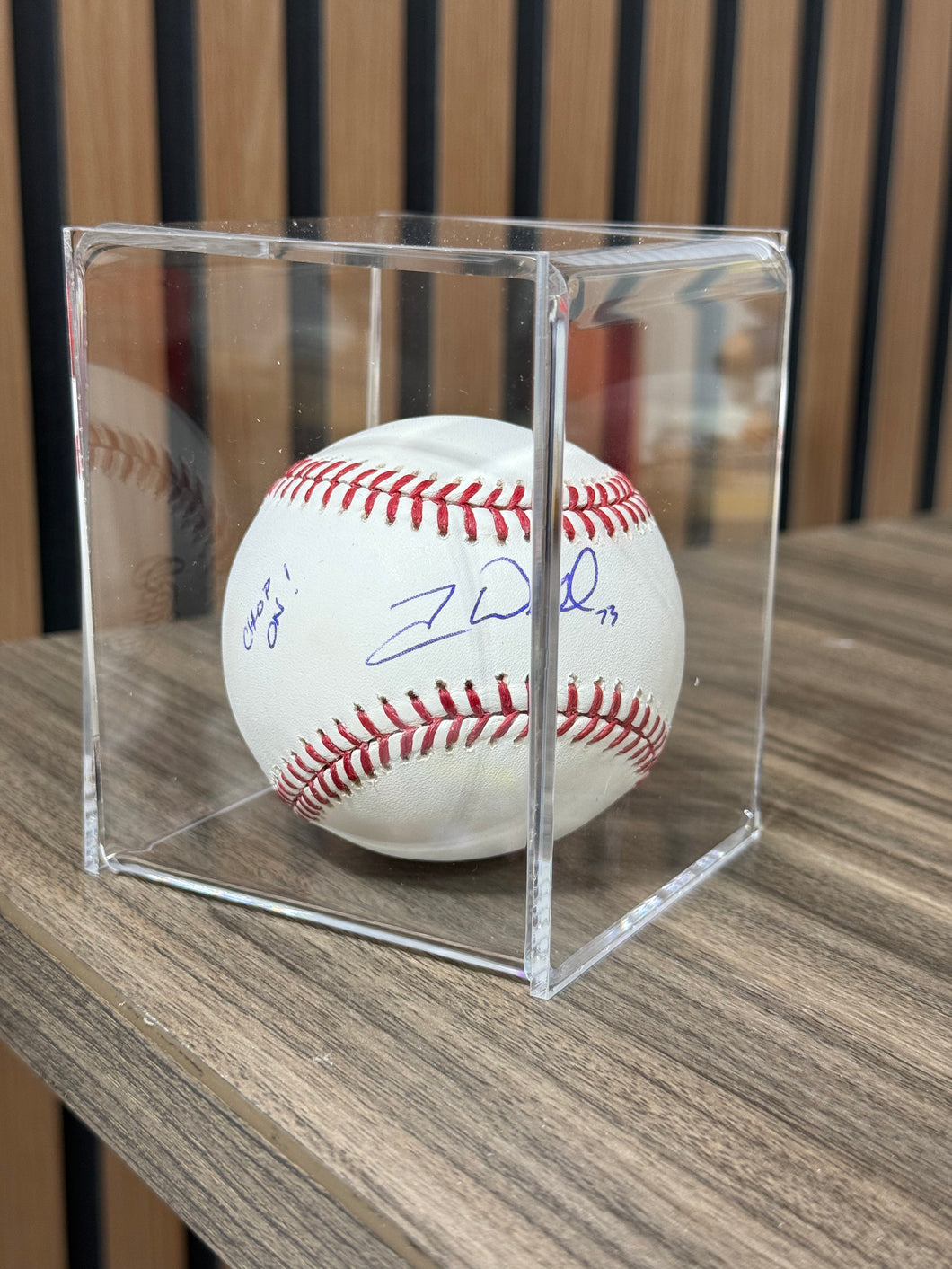 Forrest Wall Atlanta Braves Signed Baseball