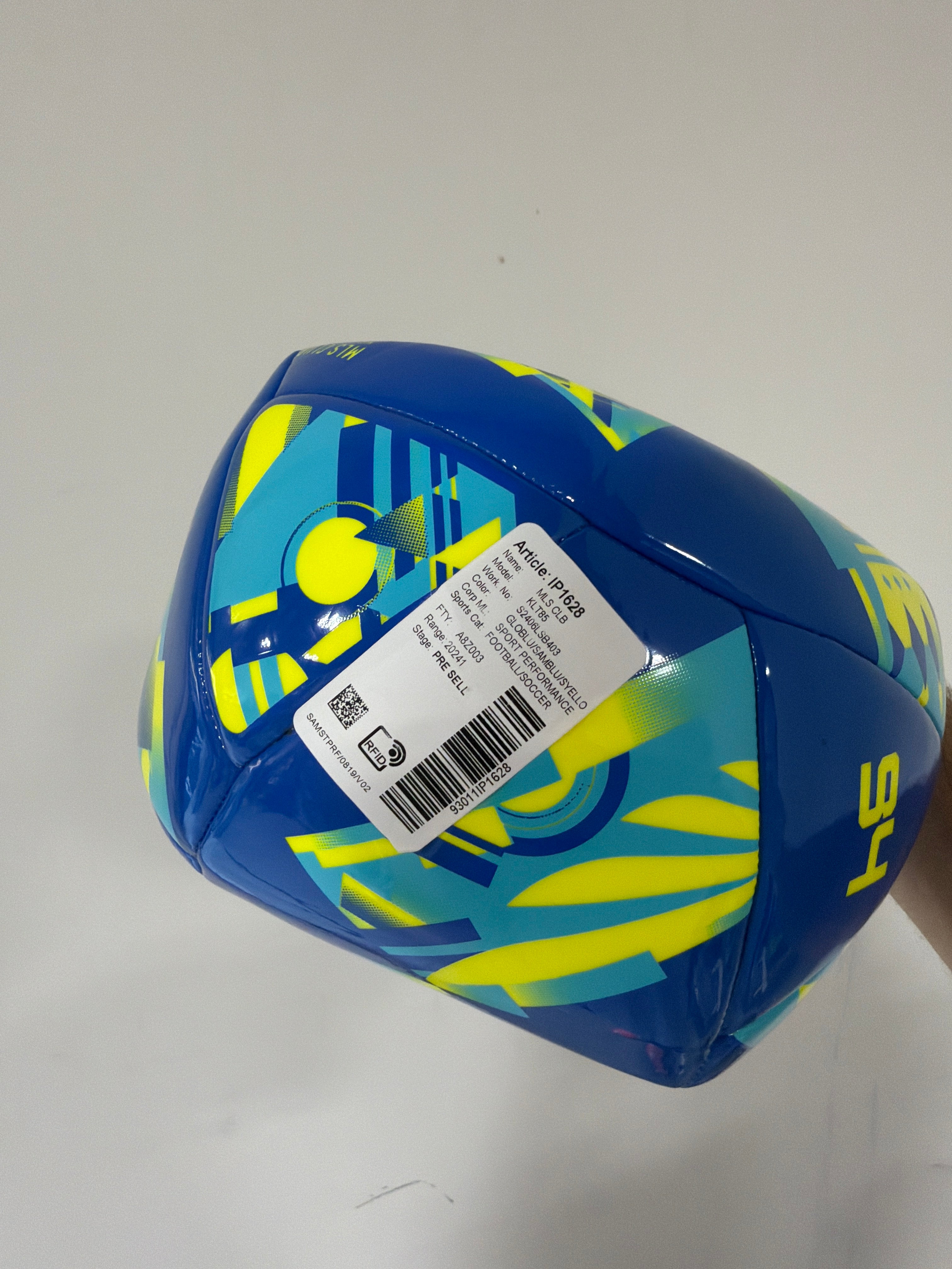 Adidas MLS Club Soccer Ball – Global Blue/Silver