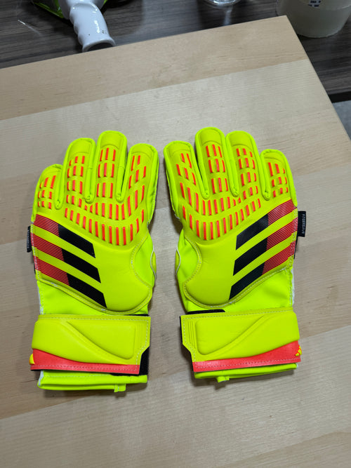 Adidas Predator Goalkeeper Gloves Match Fingersave Junior Sz 7