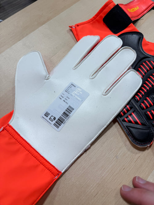Adidas Men GK Predator Training Glove Soccer Black Goalkeeper Sz 10