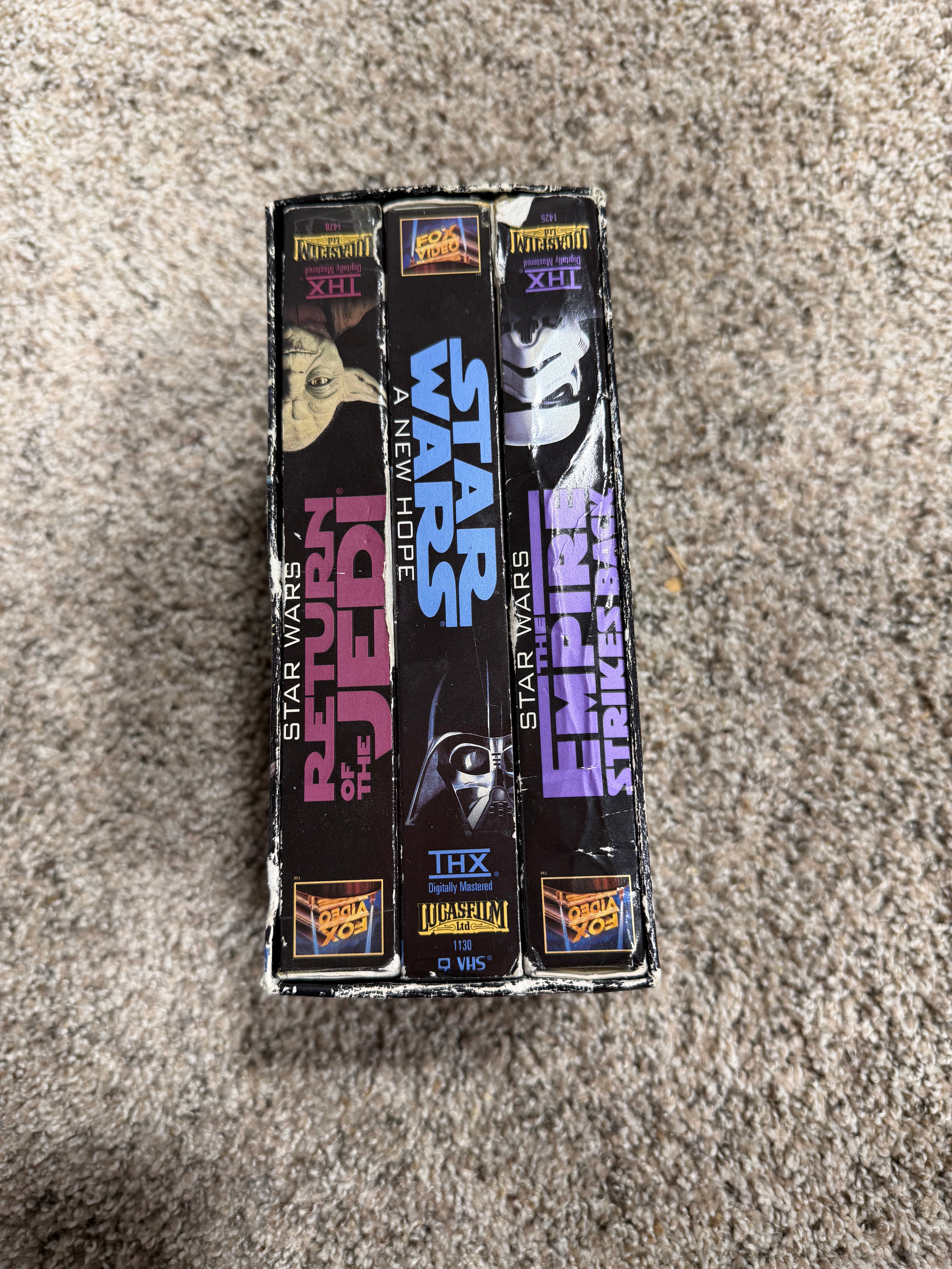 Star Wars Trilogy VHS BOXSET Giftpack (VHS, 1995)