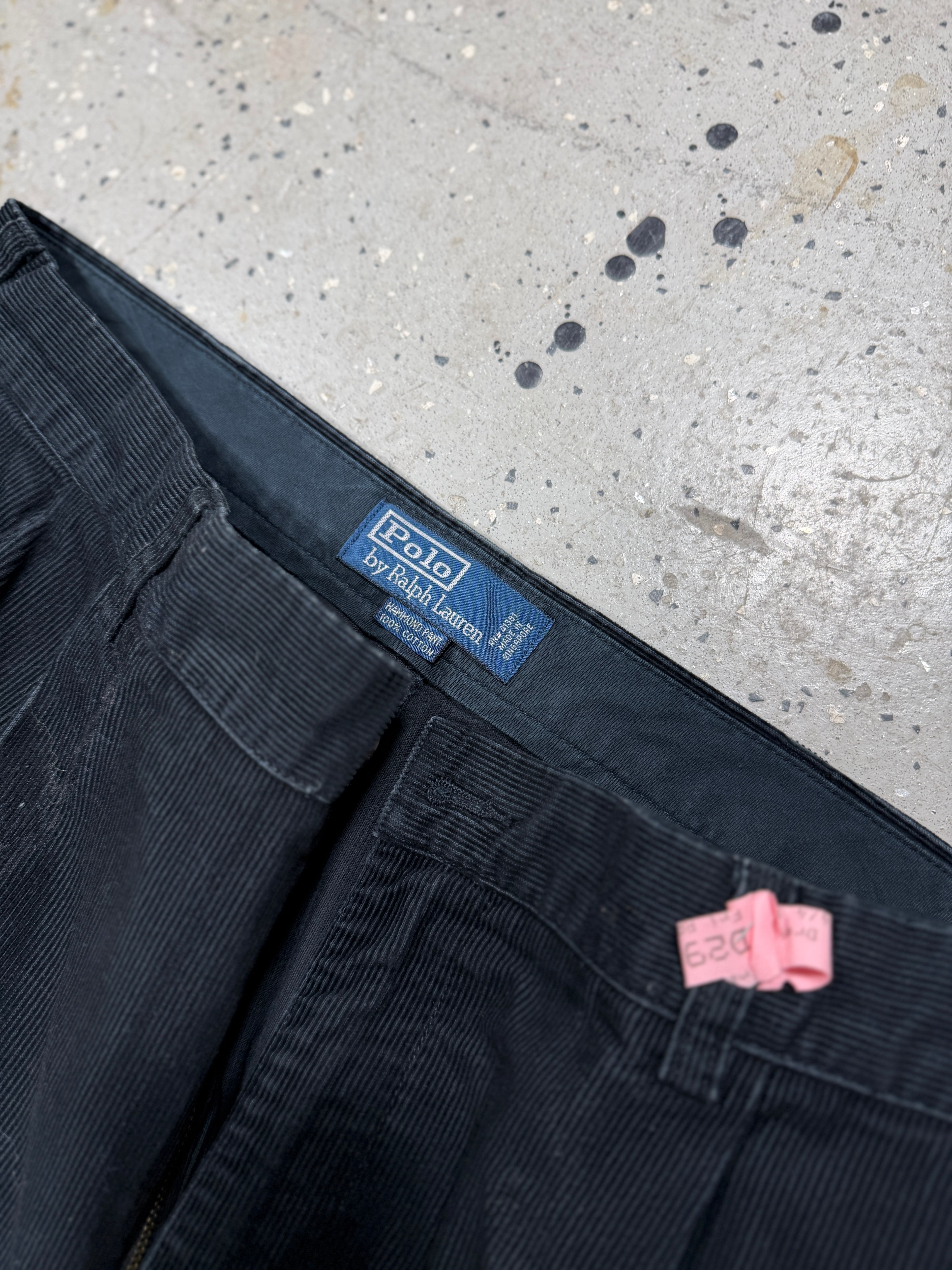 Polo Ralph Lauren Vintage Mens Corduroy Denim Pants Size 35/32