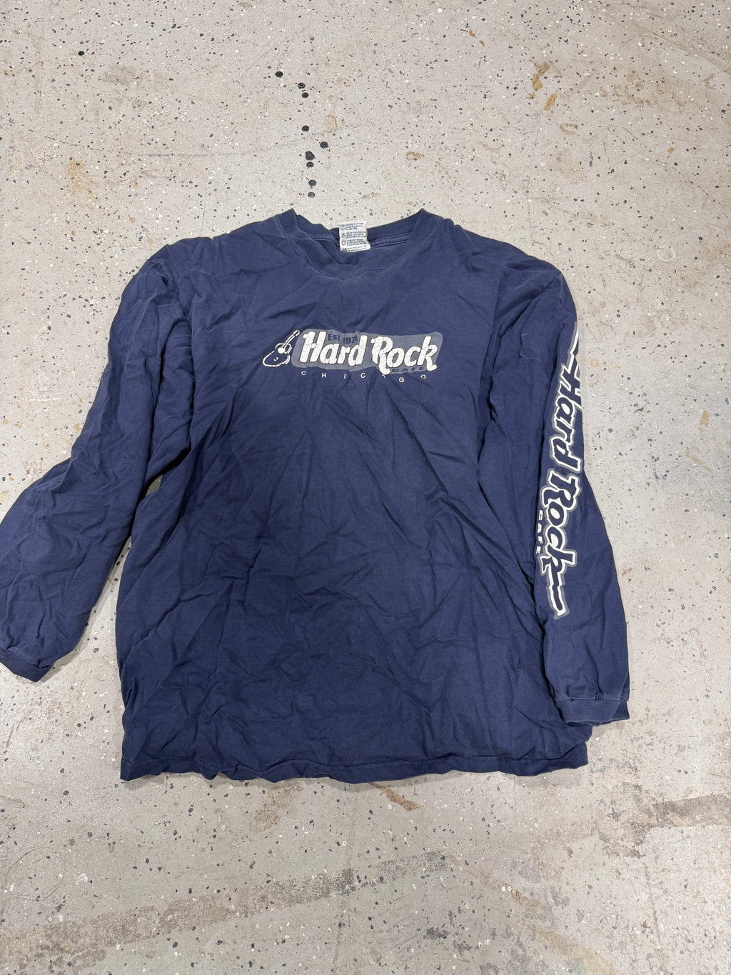 Vintage Hard Rock Cafe Chicago l/s t-shirt Sz XL