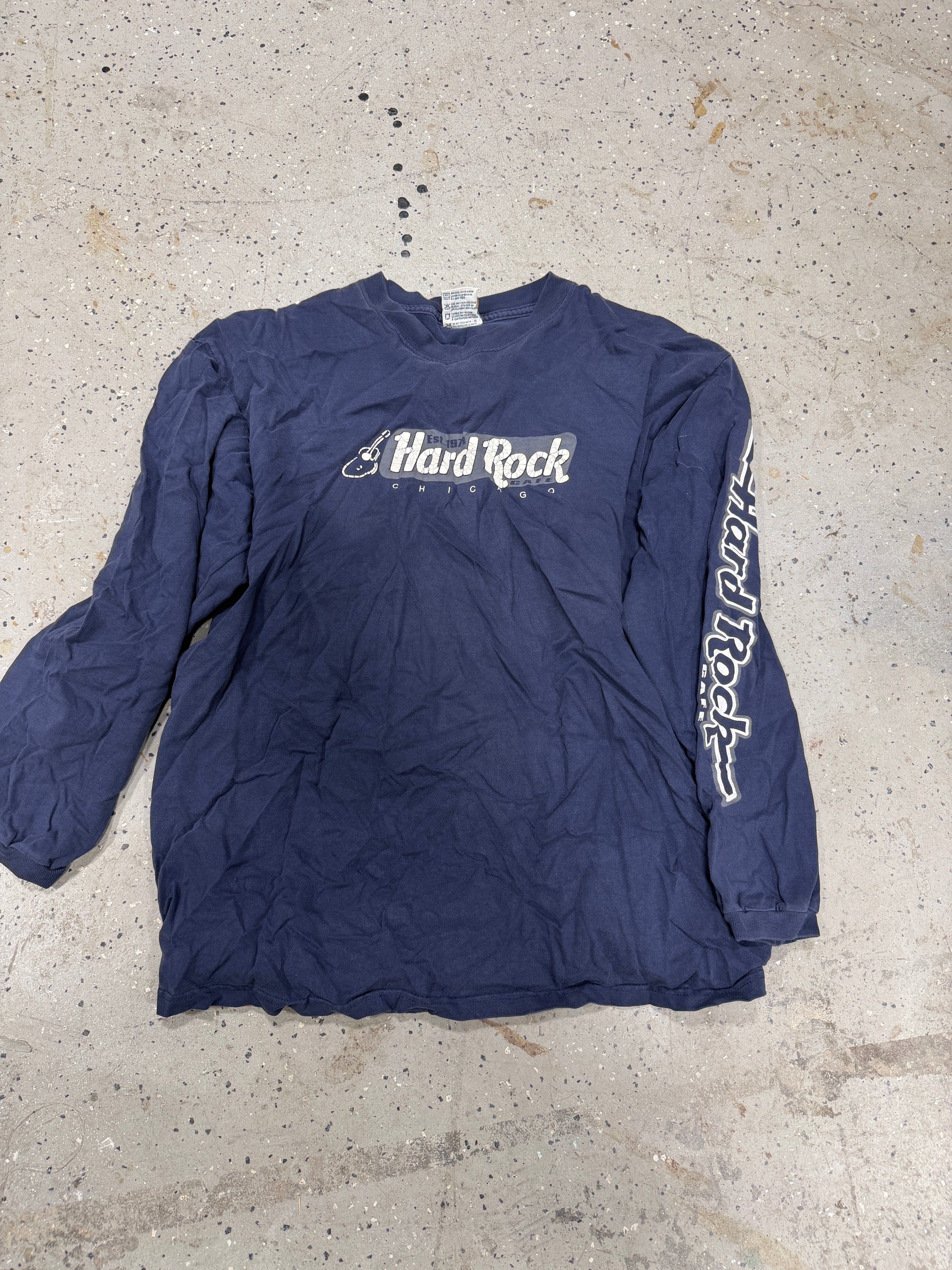 Vintage Hard Rock Cafe Chicago l/s t-shirt Sz XL