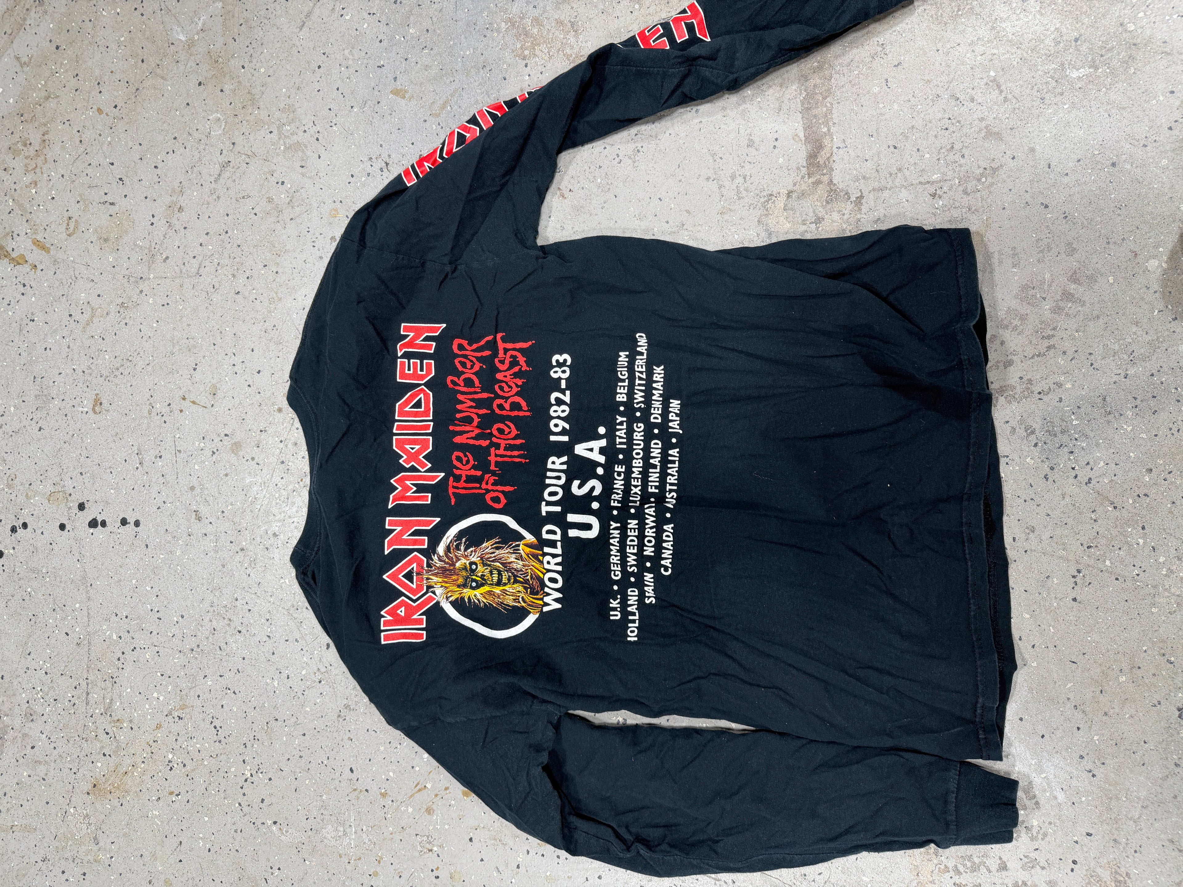 Iron Maiden 2005 Vintage Long Sleeve Sz XL
