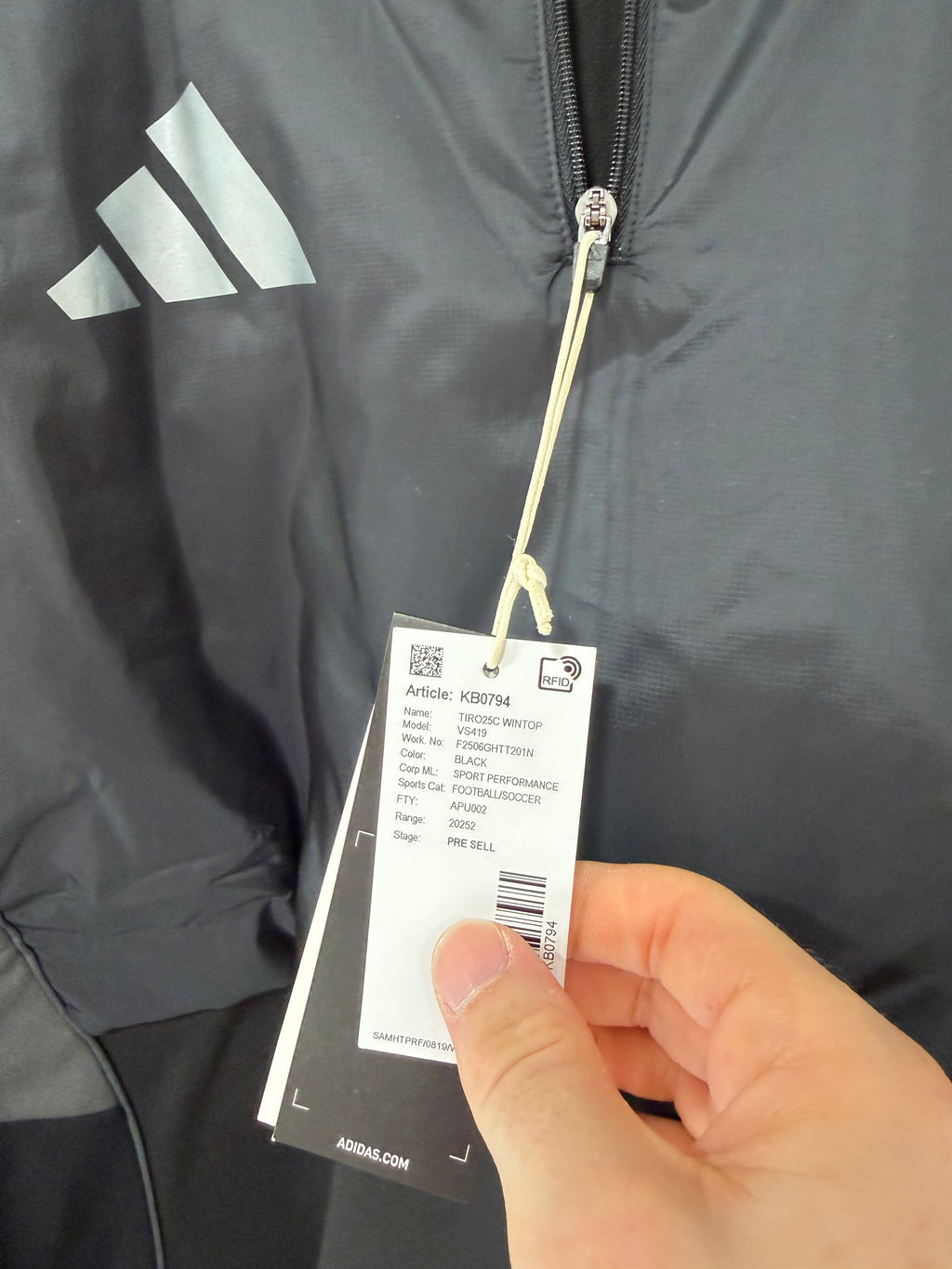 Adidas Tiro 25 Winterized Top S Mens MEdium