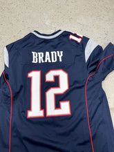 Load image into Gallery viewer, New England Patriots NFL Mens Jersey #12 TOM BRADY by Nike Size-L Blue
