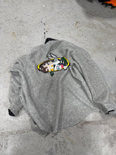 Load image into Gallery viewer, Vintage Warner Bros Jacket Mens Small Fleece Bugs Bunny ACME Studio Looney Tunes Sz Large
