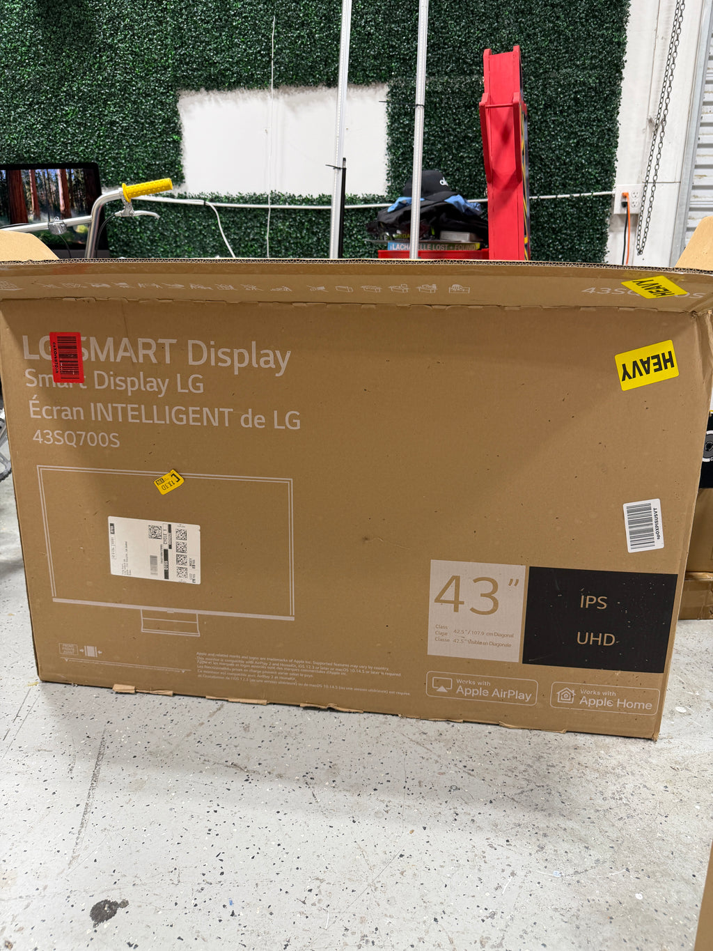 LG, 43SQ700S-W, Smart Monitor, 4K UHD, (3840 x 2160), IPS, Anti-Glare, Built-In Speakers, Screen Share, Remote Controlled, Black Stabilizer, Eye Comfort Mode, White/43", 1,