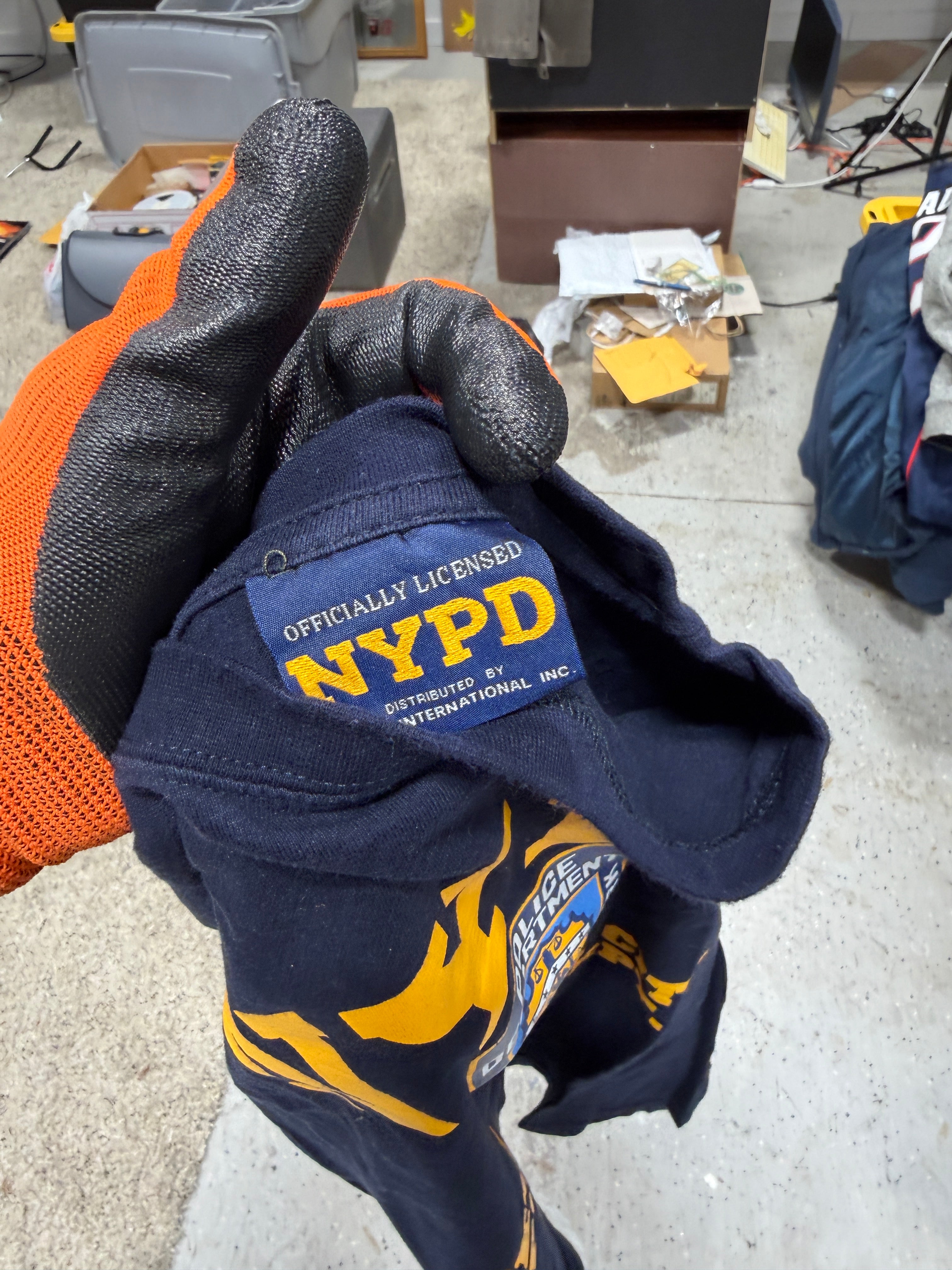 NYPD Shirt Fits Size Large